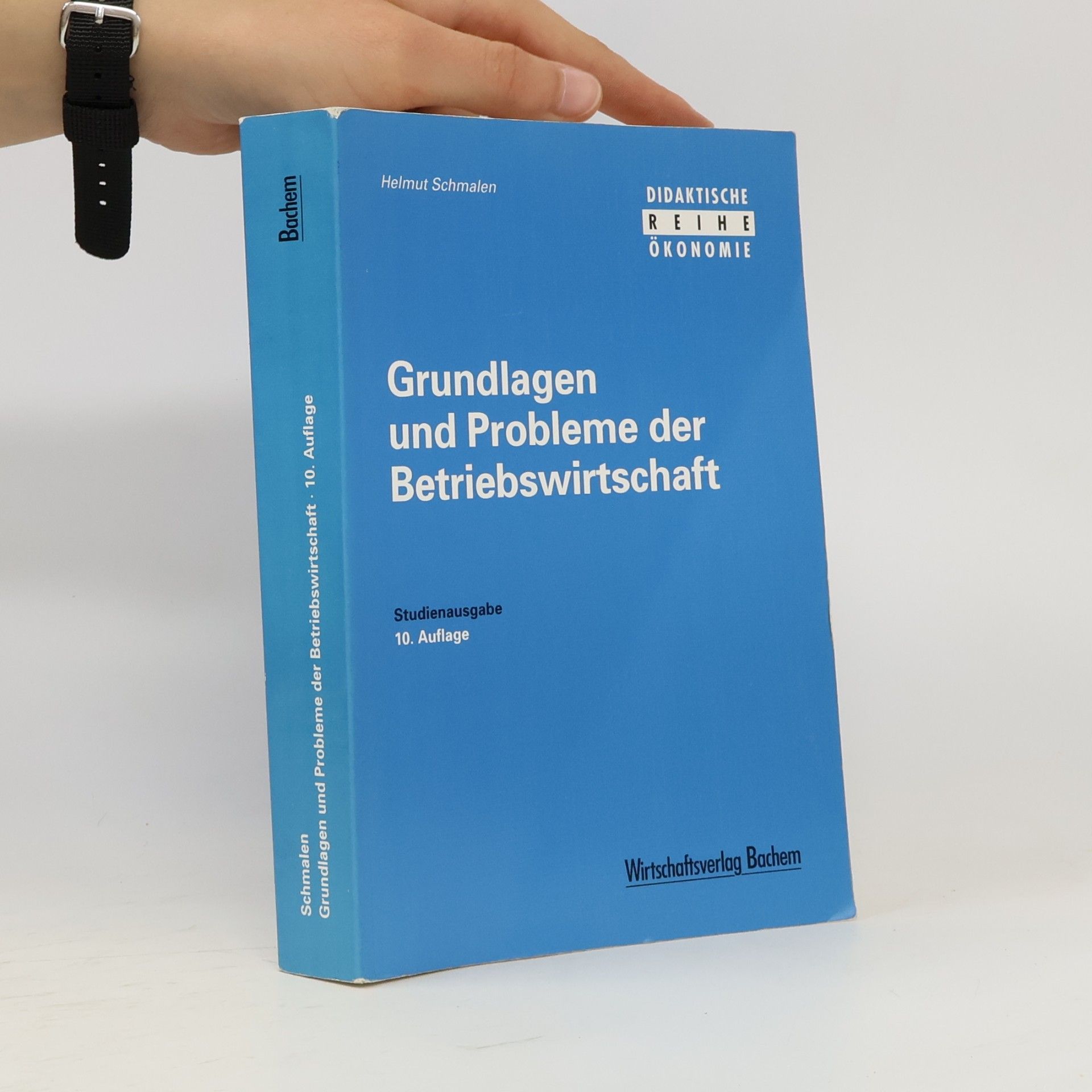Helmut Schmalen Grundlagen und Probleme der Betriebswirtschaft
