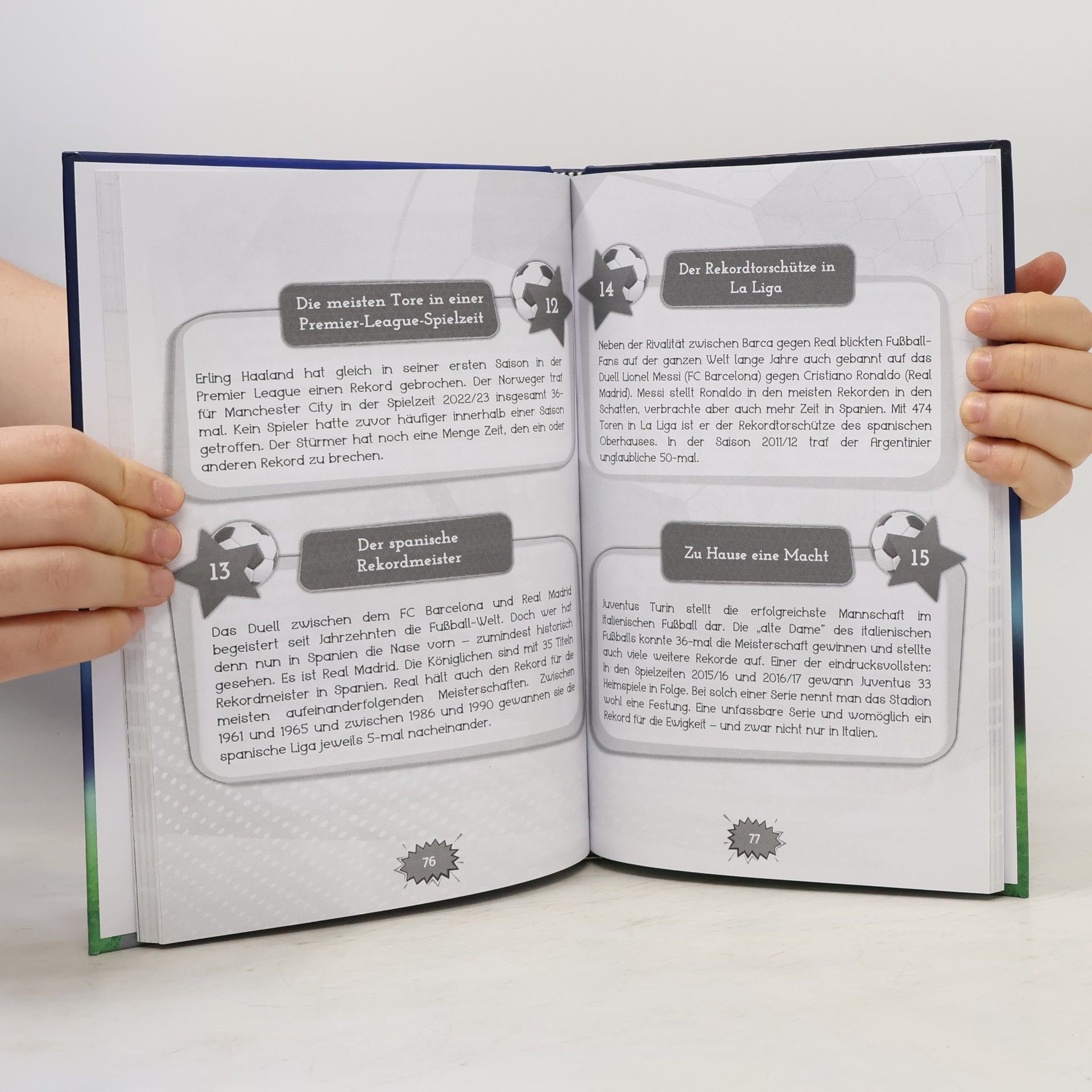 Andreas Urs Sommer Die 222 größten Fußballrekorde der Welt – Das Fußballbuch mit unglaublichen Geheimnissen, spannenden Fakten & einzigartigen Wissen für echte Fans inkl. Quiz | Perfektes Geschenk für Kinder & Männer