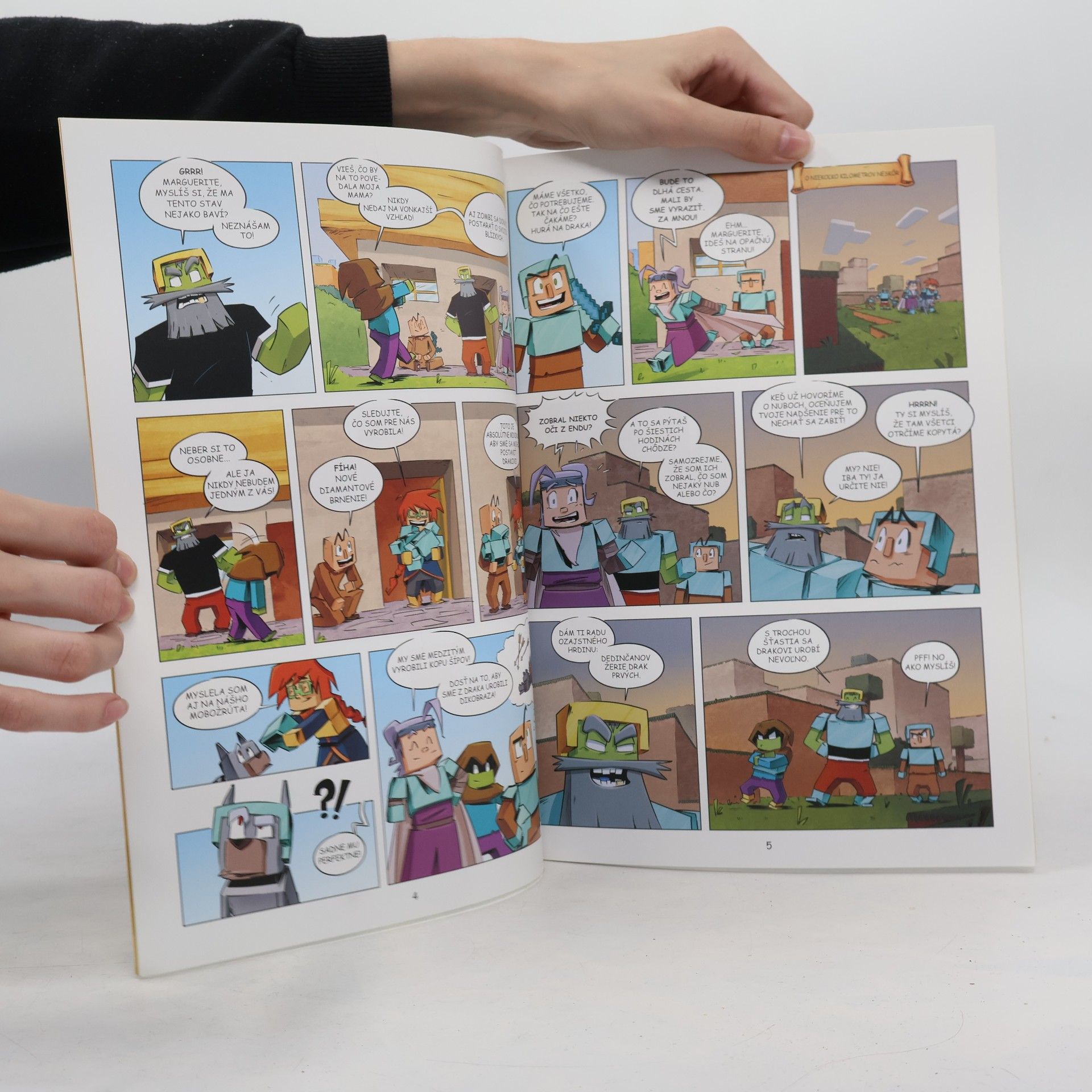 kolektiv Denník malého Minecrafťáka: komiks 4