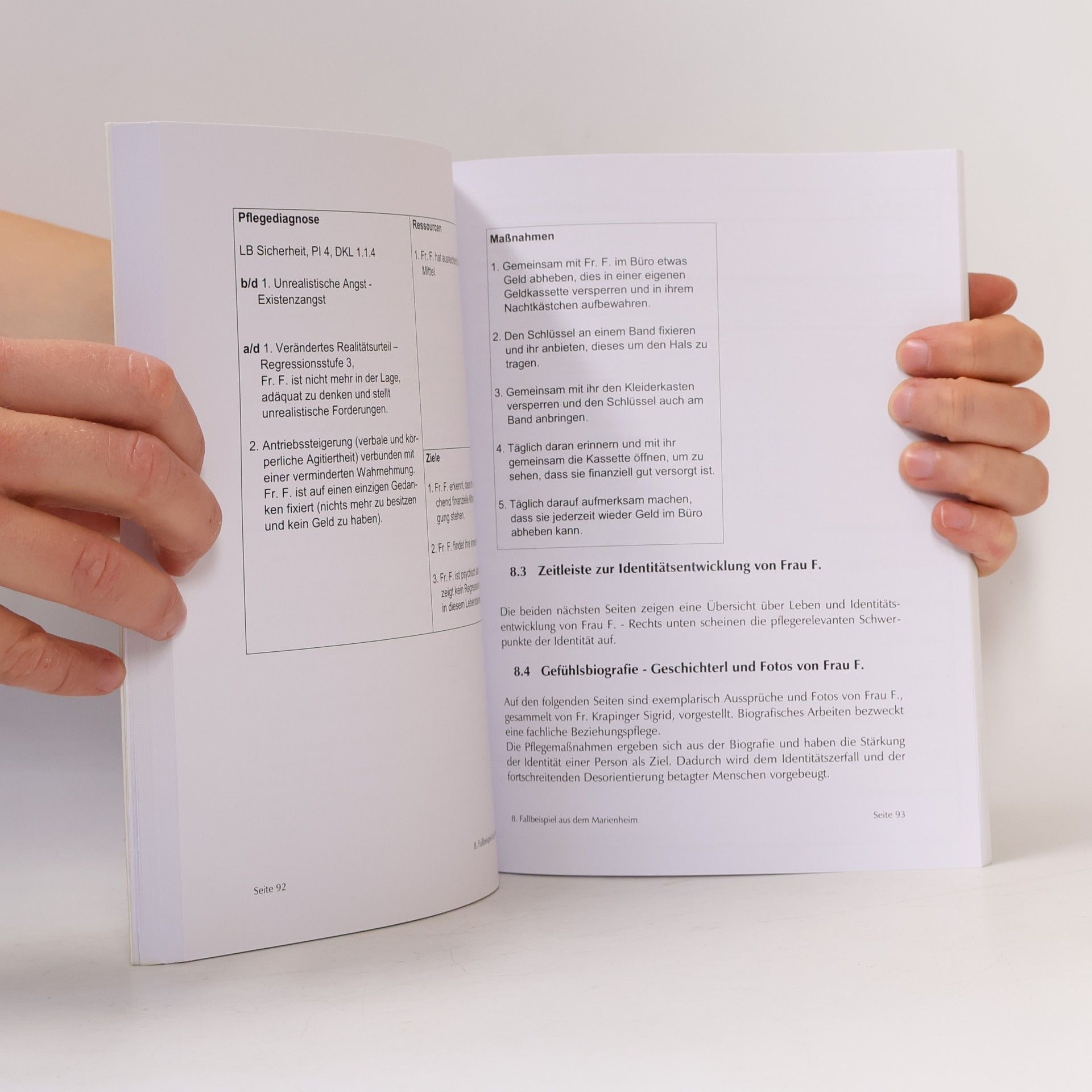 Maria Riedl Integratives Pflegekonzept - 4: Pflegediagnosen