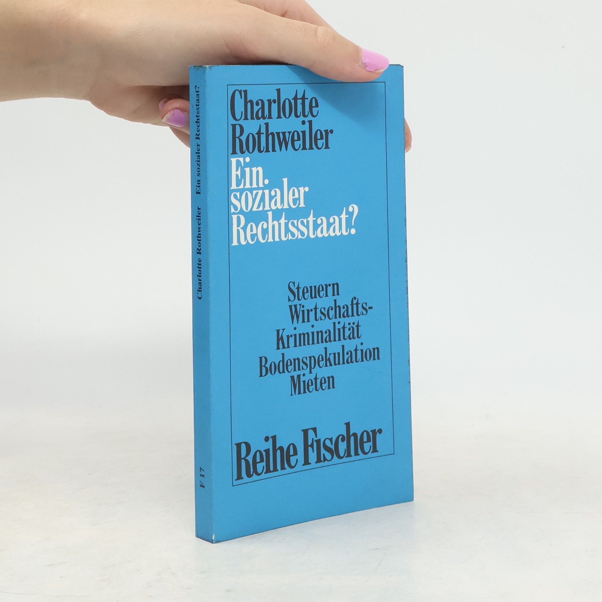Charlotte Rothweiler Ein sozialer Rechtsstaat?