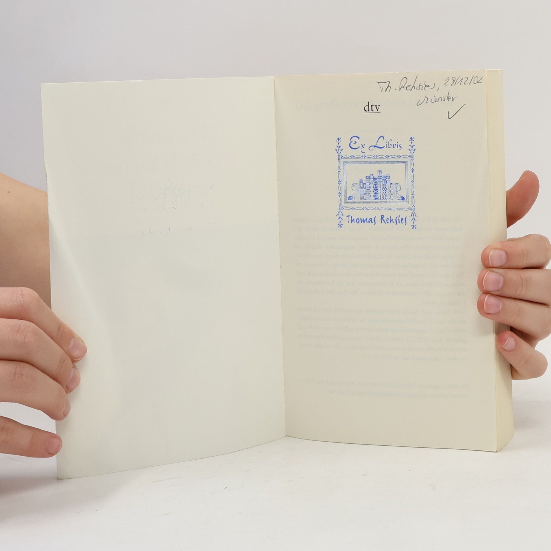 Erich Kästner Das große Erich-Kästner-Lesebuch