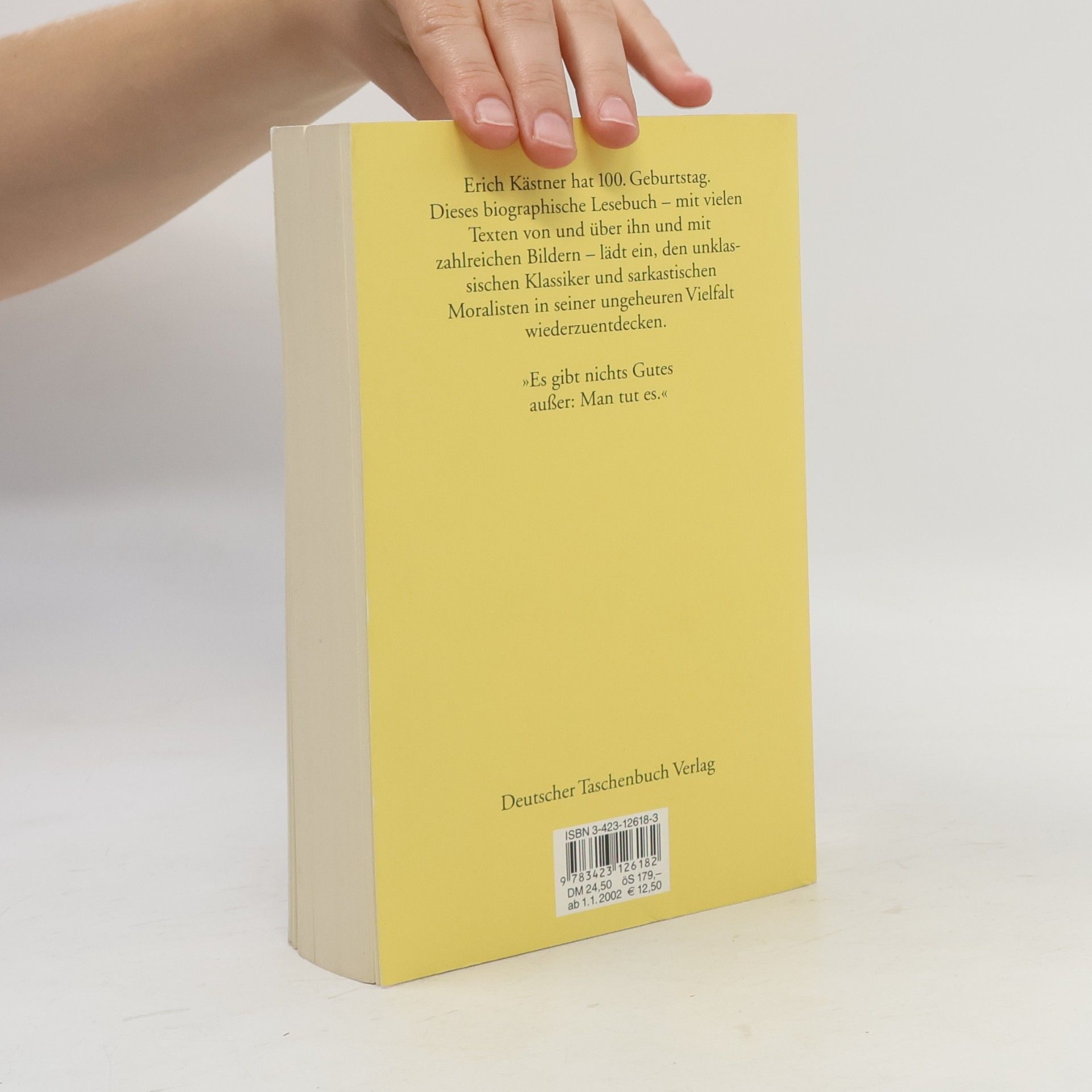 Erich Kästner Das große Erich-Kästner-Lesebuch