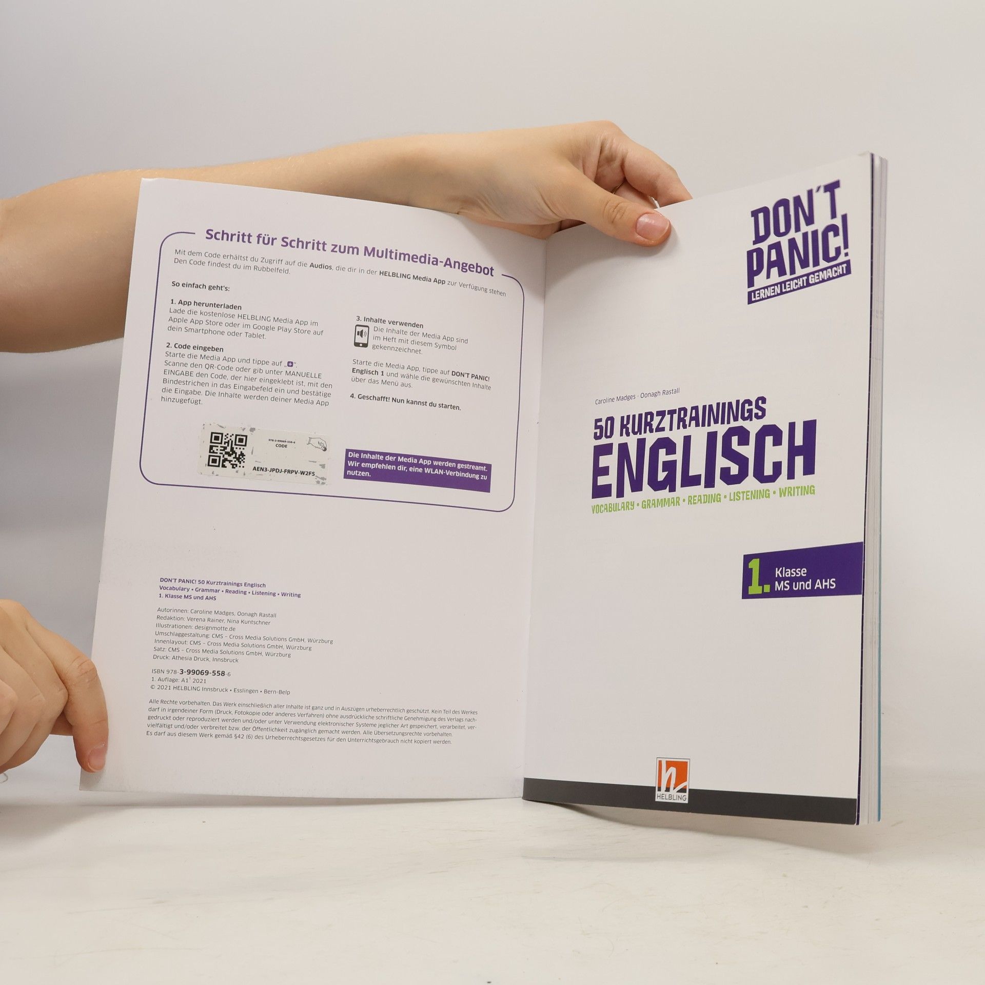 Caroline Madges DON'T PANIC! Lernen leicht gemacht, 50 Kurztrainings Englisch 1