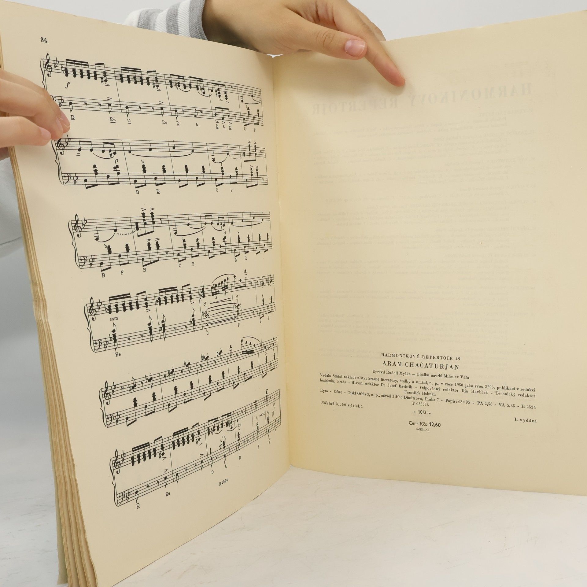 Rudolf Myška Harmonikový repertoir 49. Aram chačaturjan