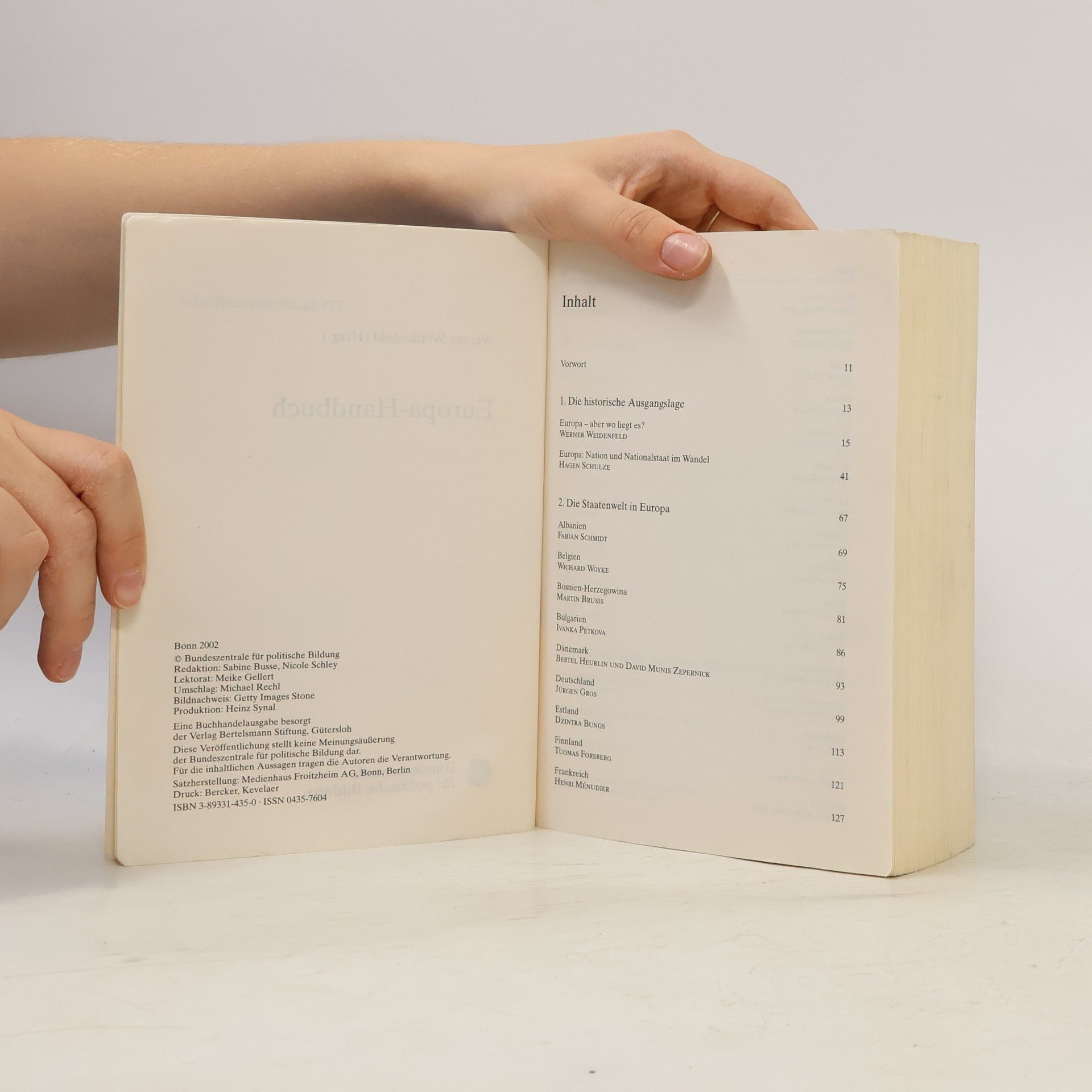 Werner Weidenfeld Europa Handbuch