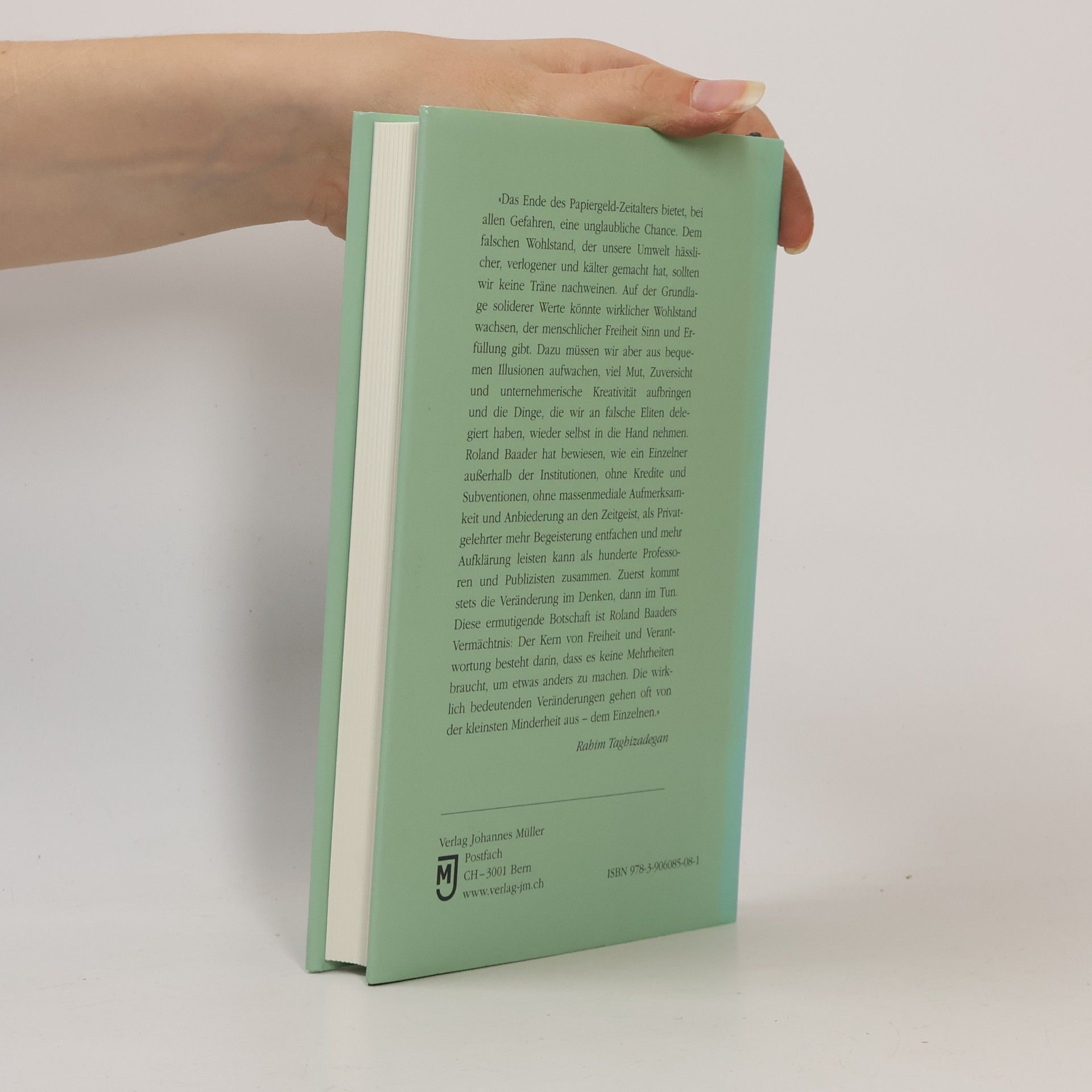 Roland Baader Das Ende des Papiergeldzeitalters