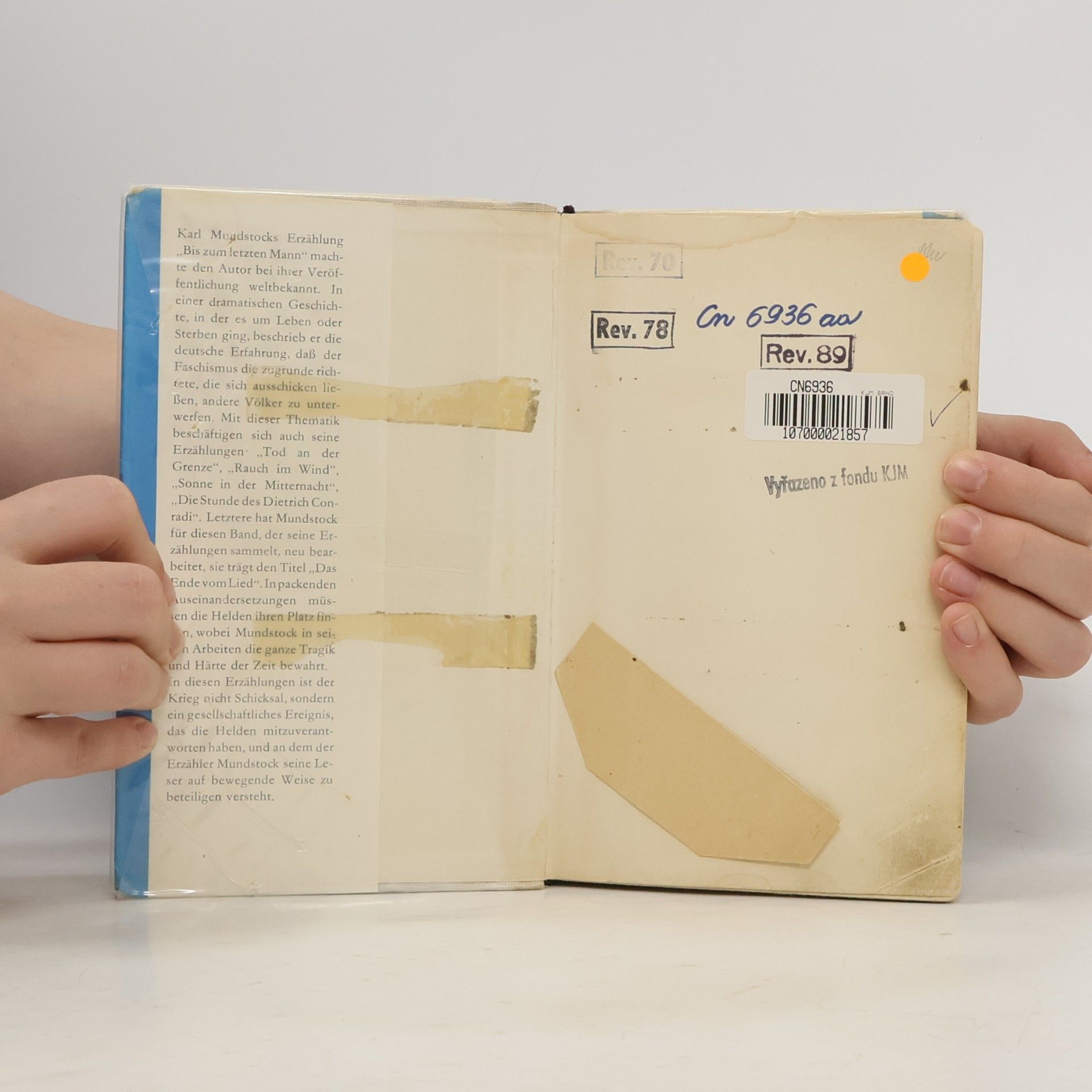 Karl Mundstock Tod an der Grenze