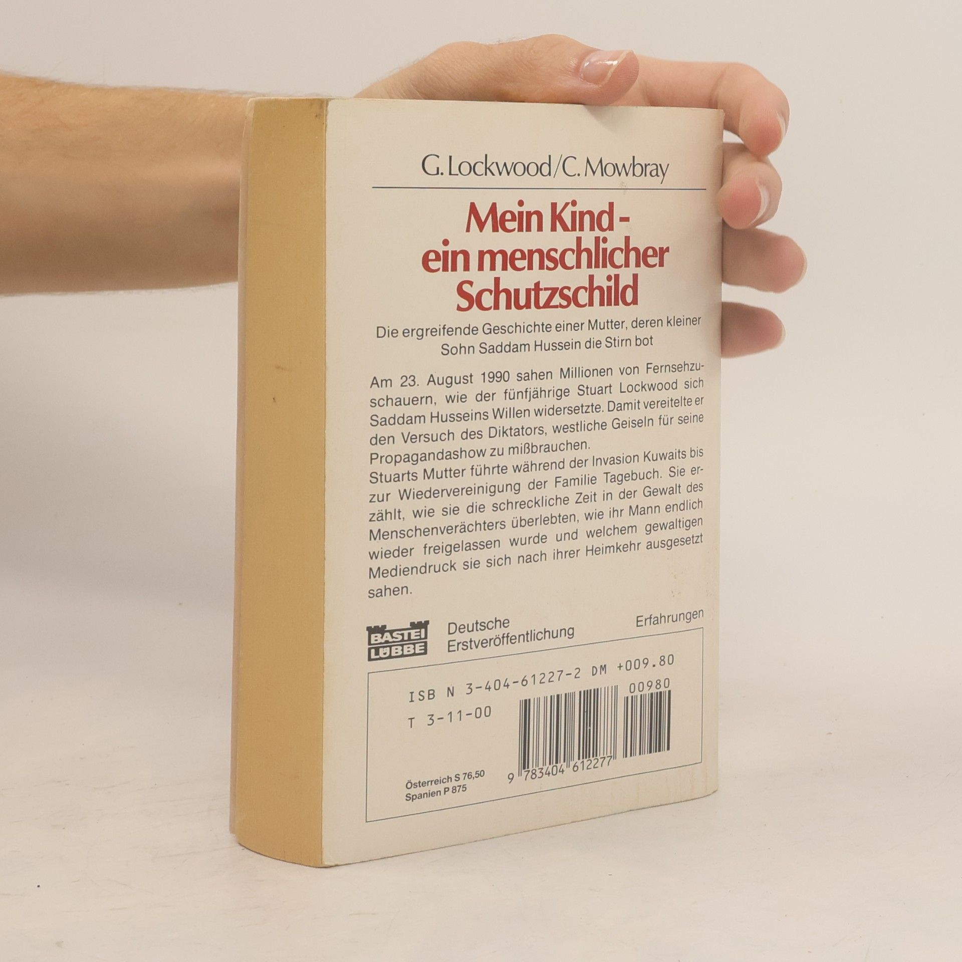 Glenda Lockwood Mein Kind - ein menschlicher Schutzschild