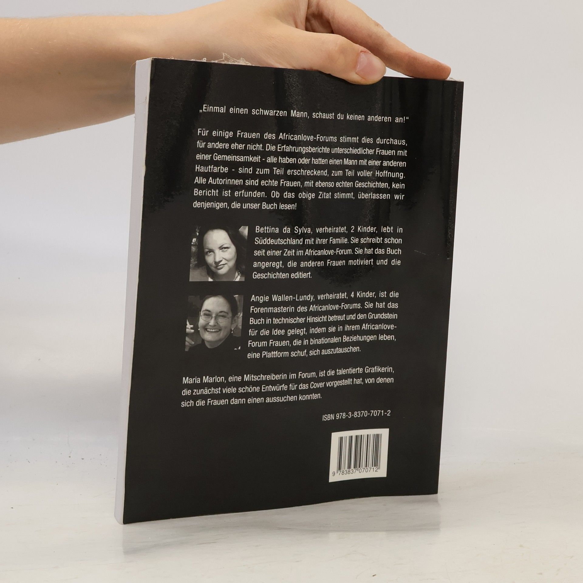 Angie Wallen-Lundy Liebesgeschichten schwarz auf weiß