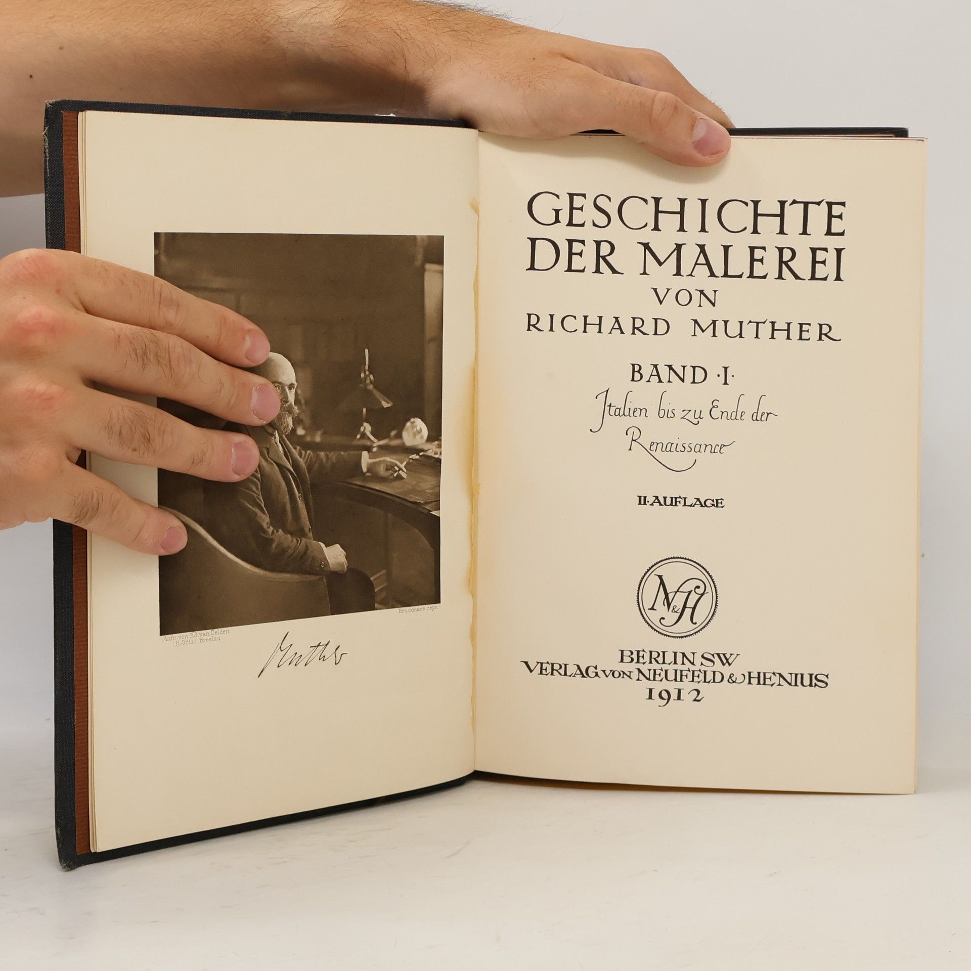Richard Muther Geschichte der Malerei I.
