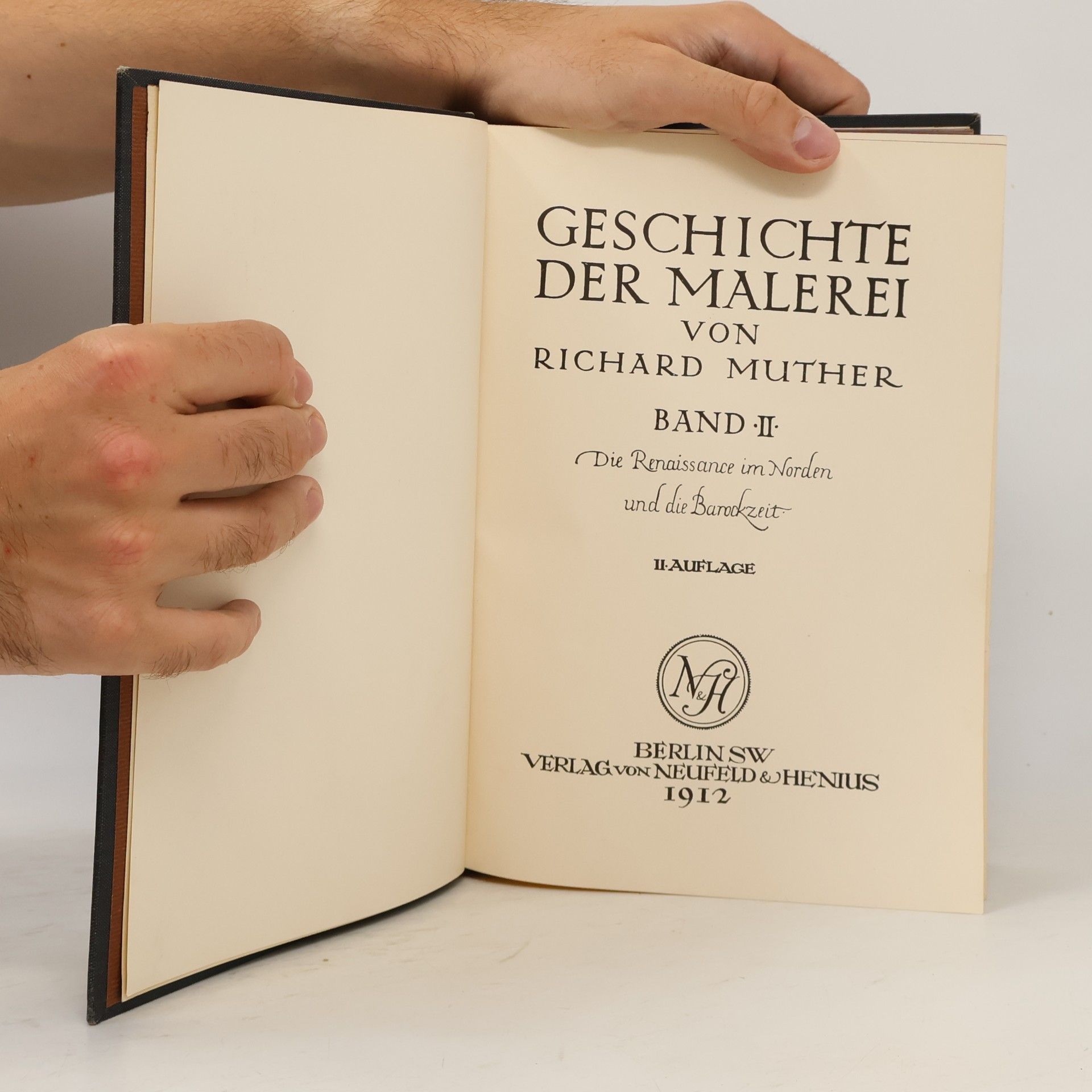 Richard Muther Geschichte der Malerei II