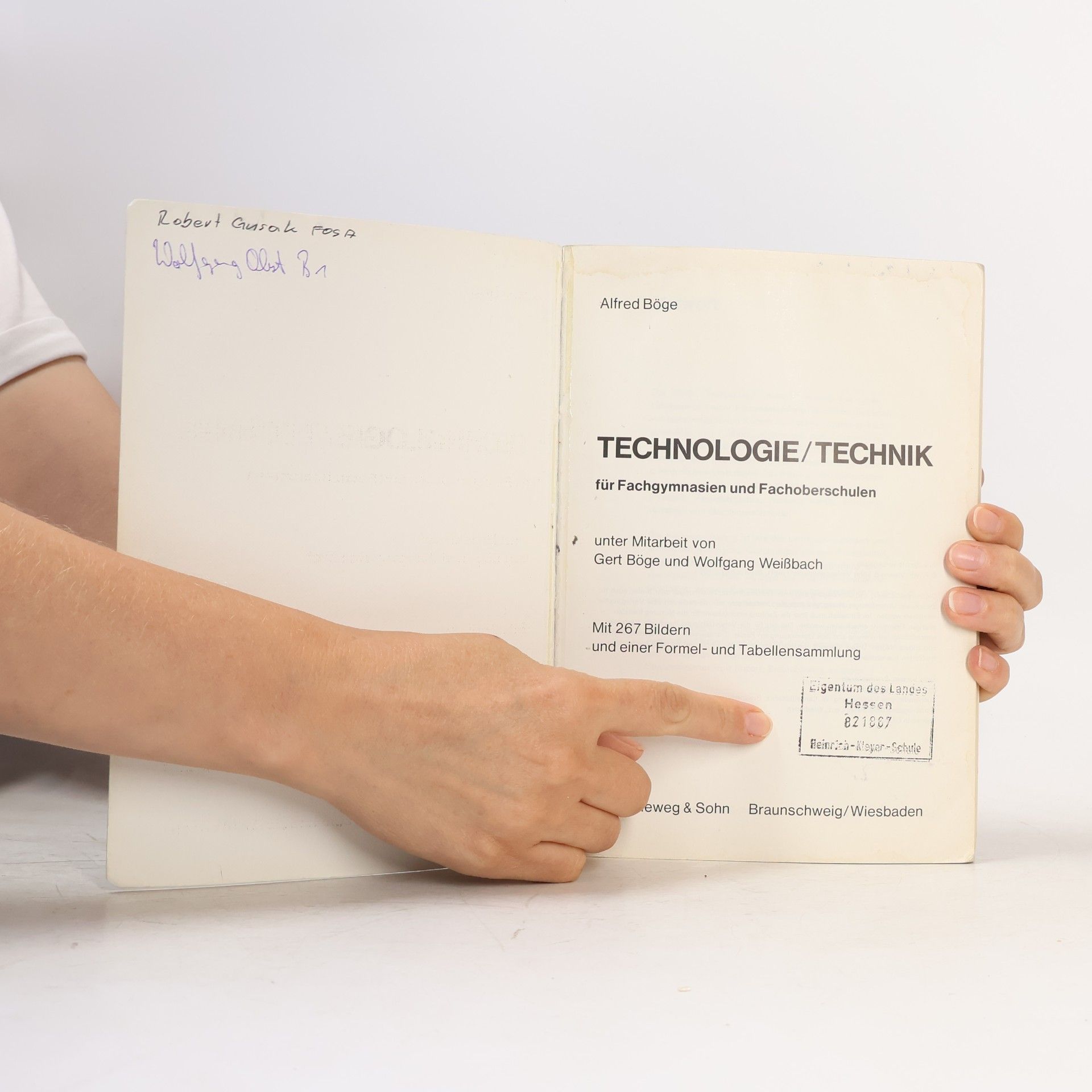 Alfred Böge Technologie, Technik für Fachgymnasien und Fachoberschulen