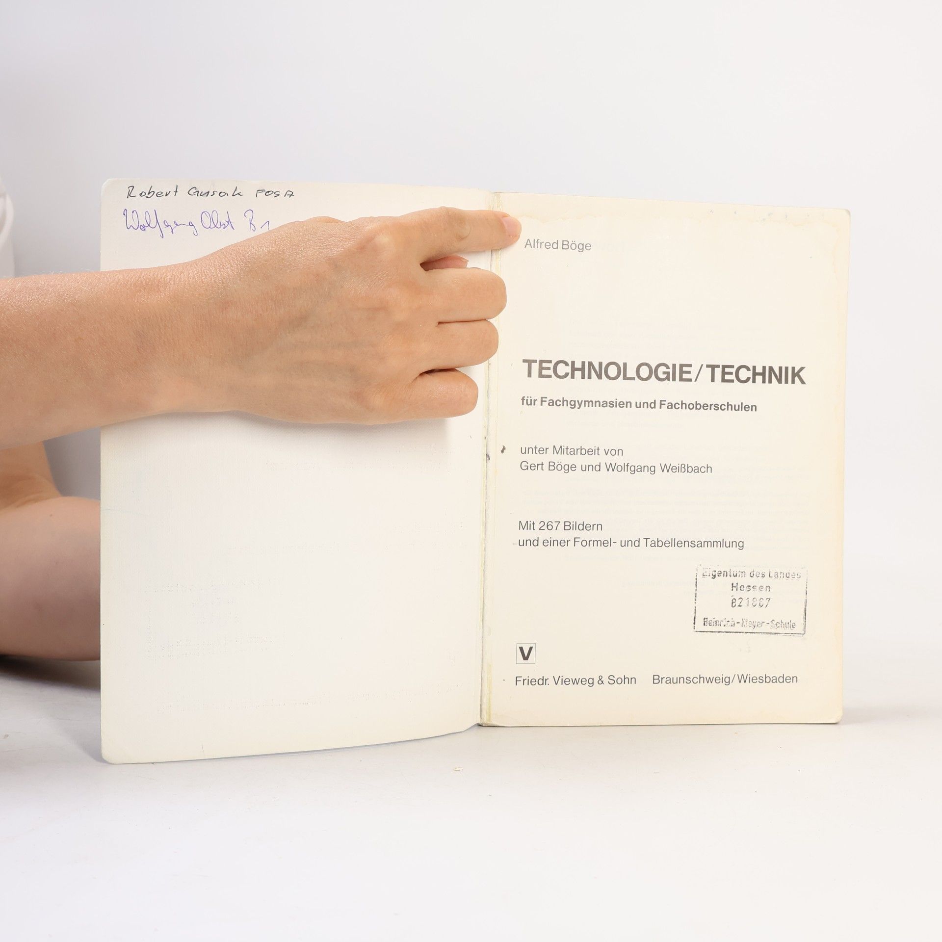 Alfred Böge Technologie, Technik für Fachgymnasien und Fachoberschulen