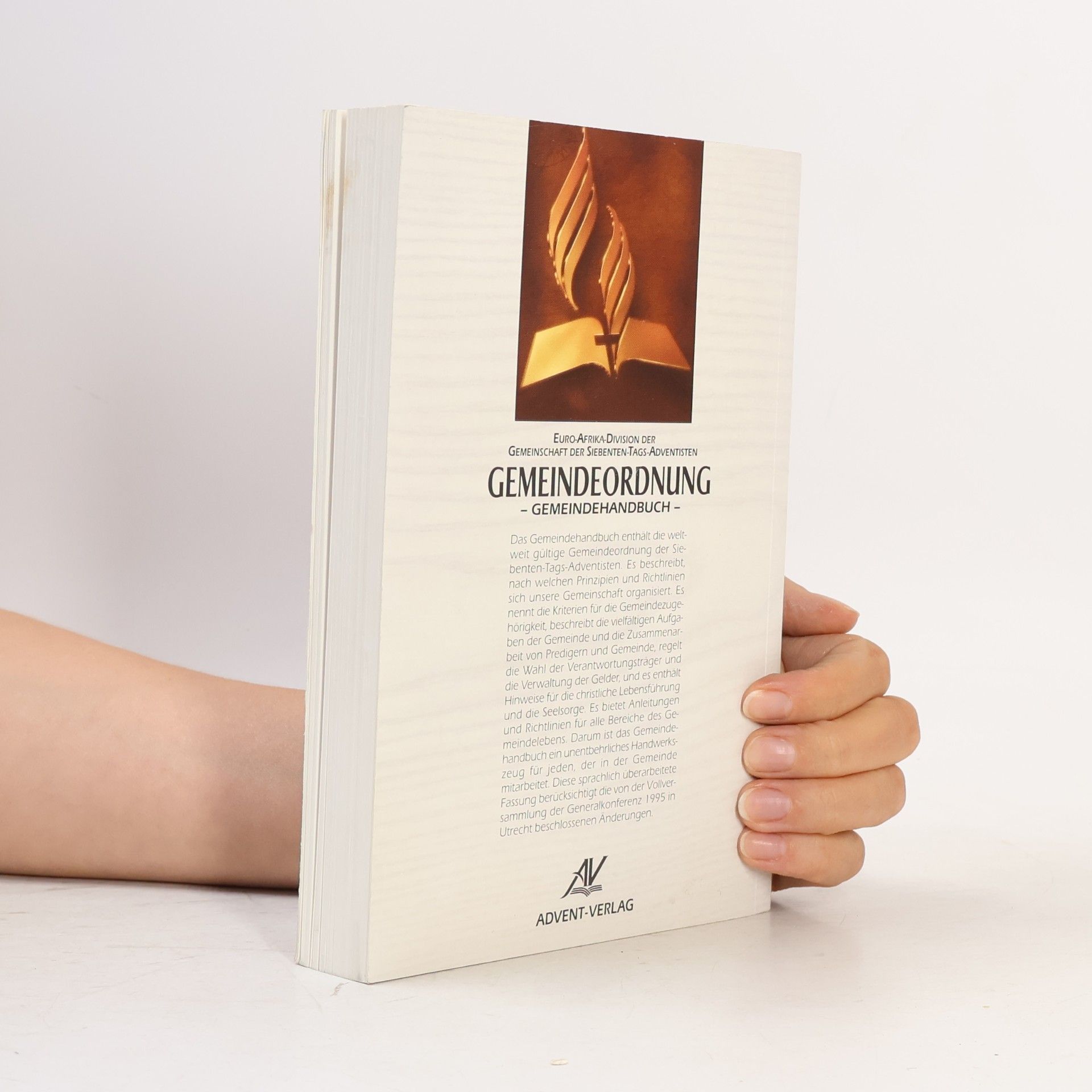 Euro-Afrika-Division der Gemeinschaft der Siebenten-Tags-Adventisten: Gemeindeordnung : Gemeindehandbuch