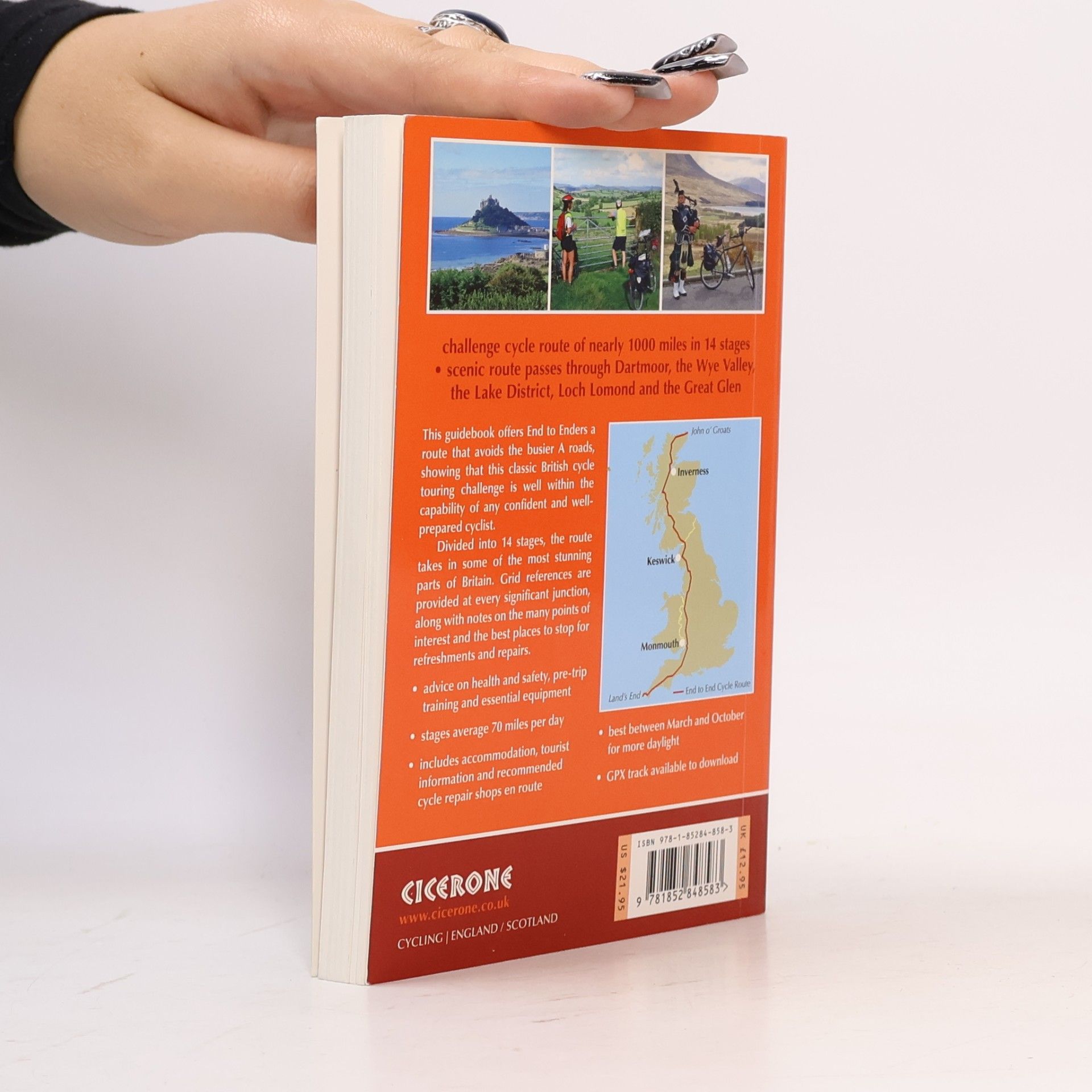 Joe Warner The End to End Cycle Route - 2nd Ed