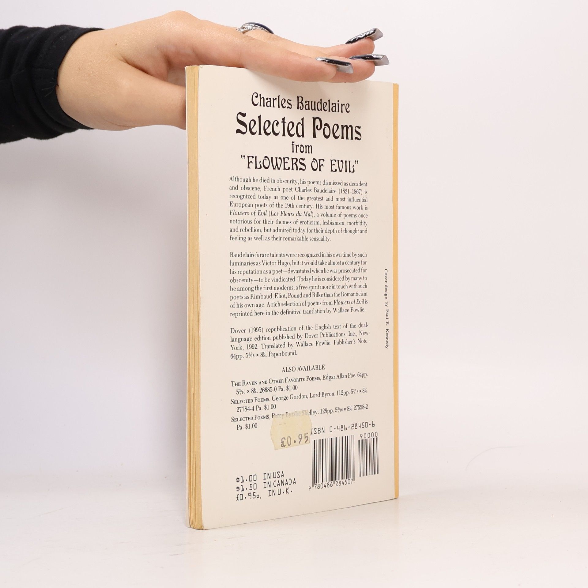 Charles Baudelaire Dover Thrift Editions: Selected Poems from "Flowers of Evil"
