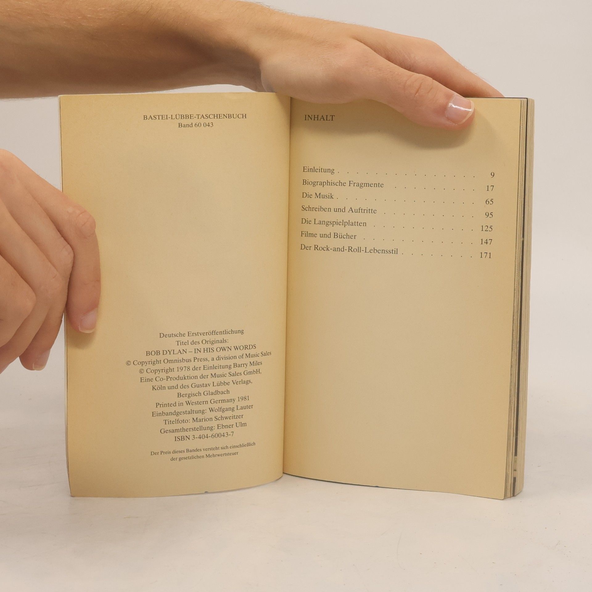 Autorenkollektiv Bob Dylan. Wie er sich selbst sieht