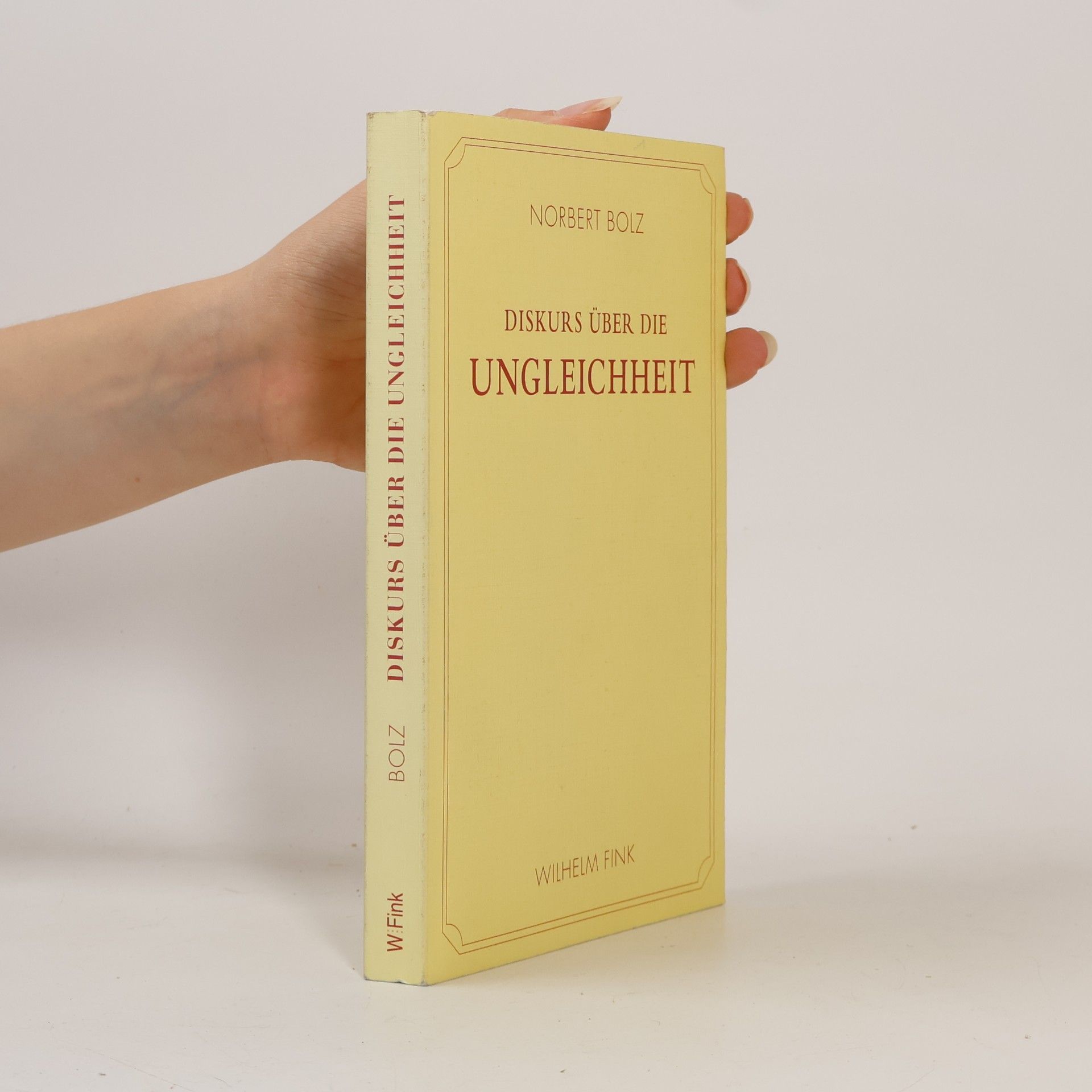 Norbert Bolz Diskurs über die Ungleichheit