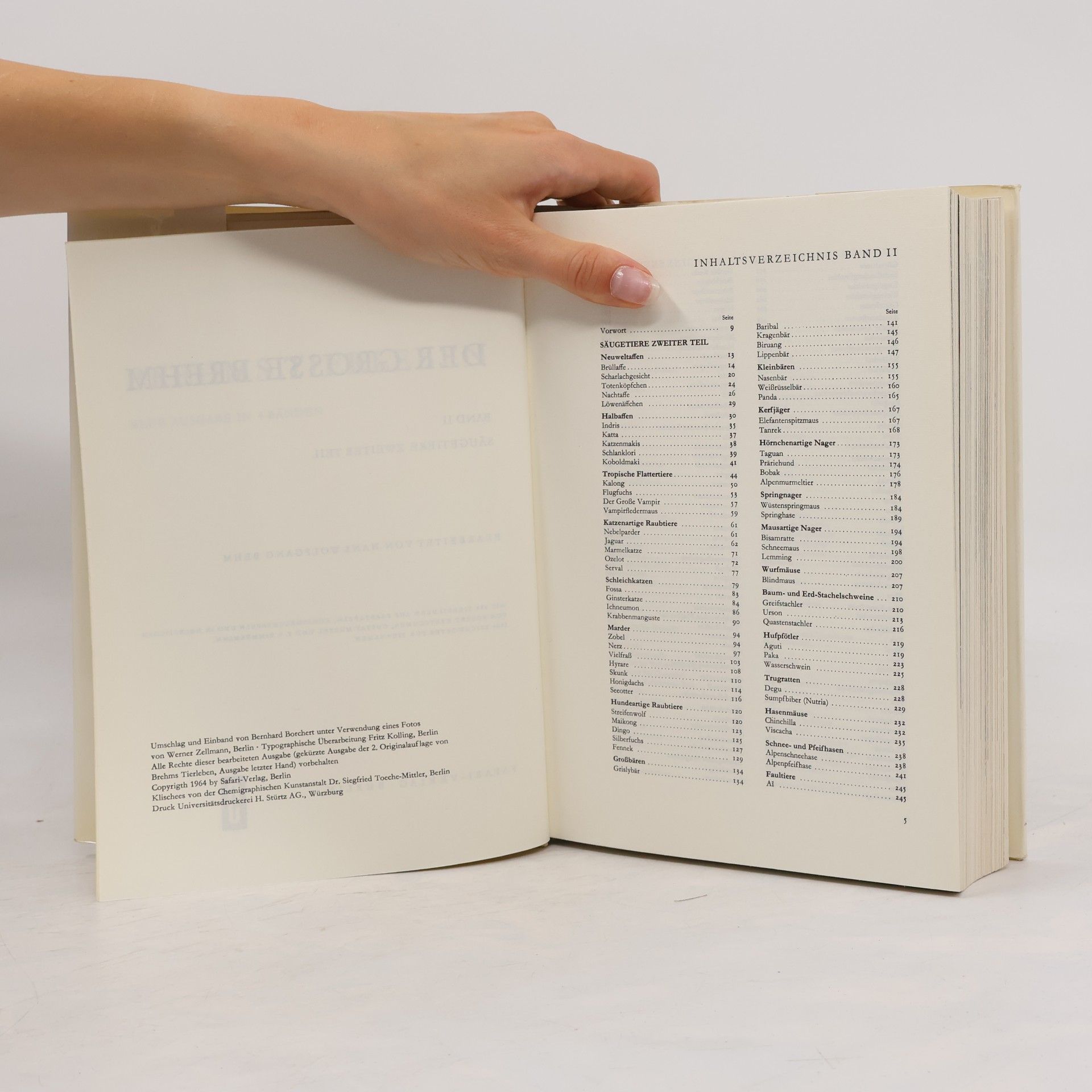 Various authors Der grosse Brehm II.