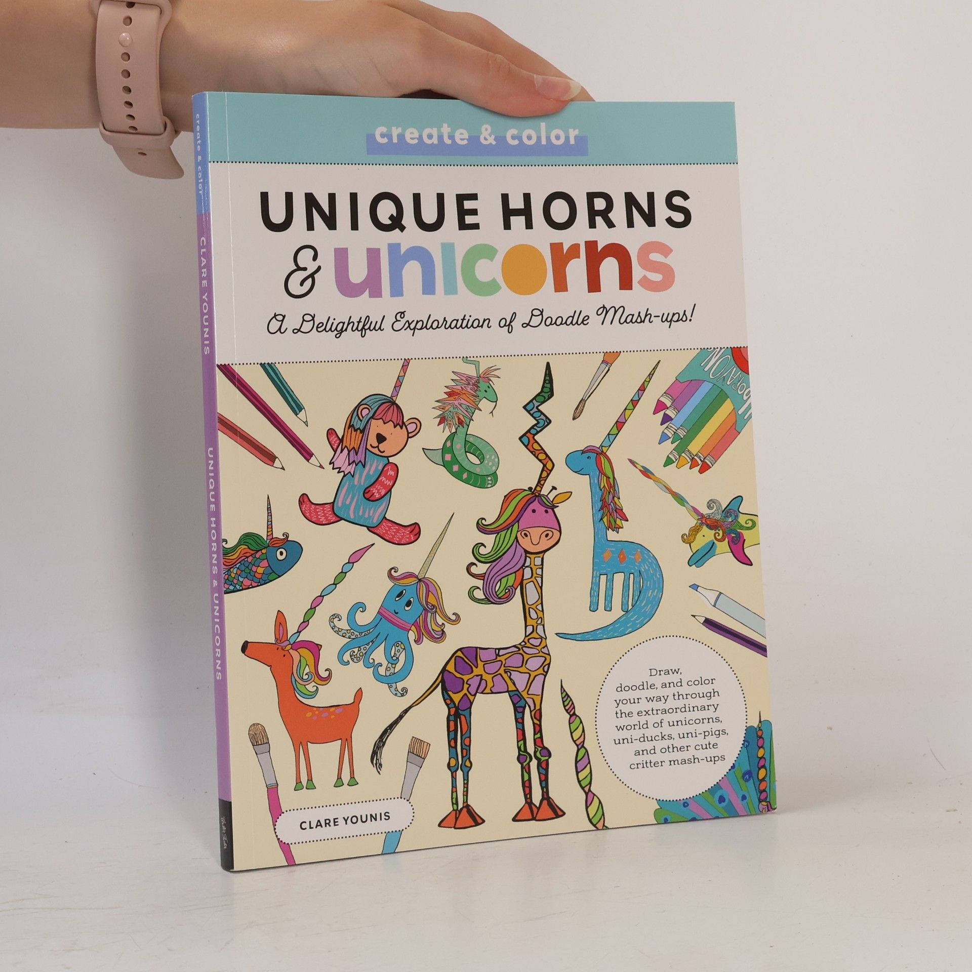 Clare Younis Create & Color: Unique Horns and Unicorns