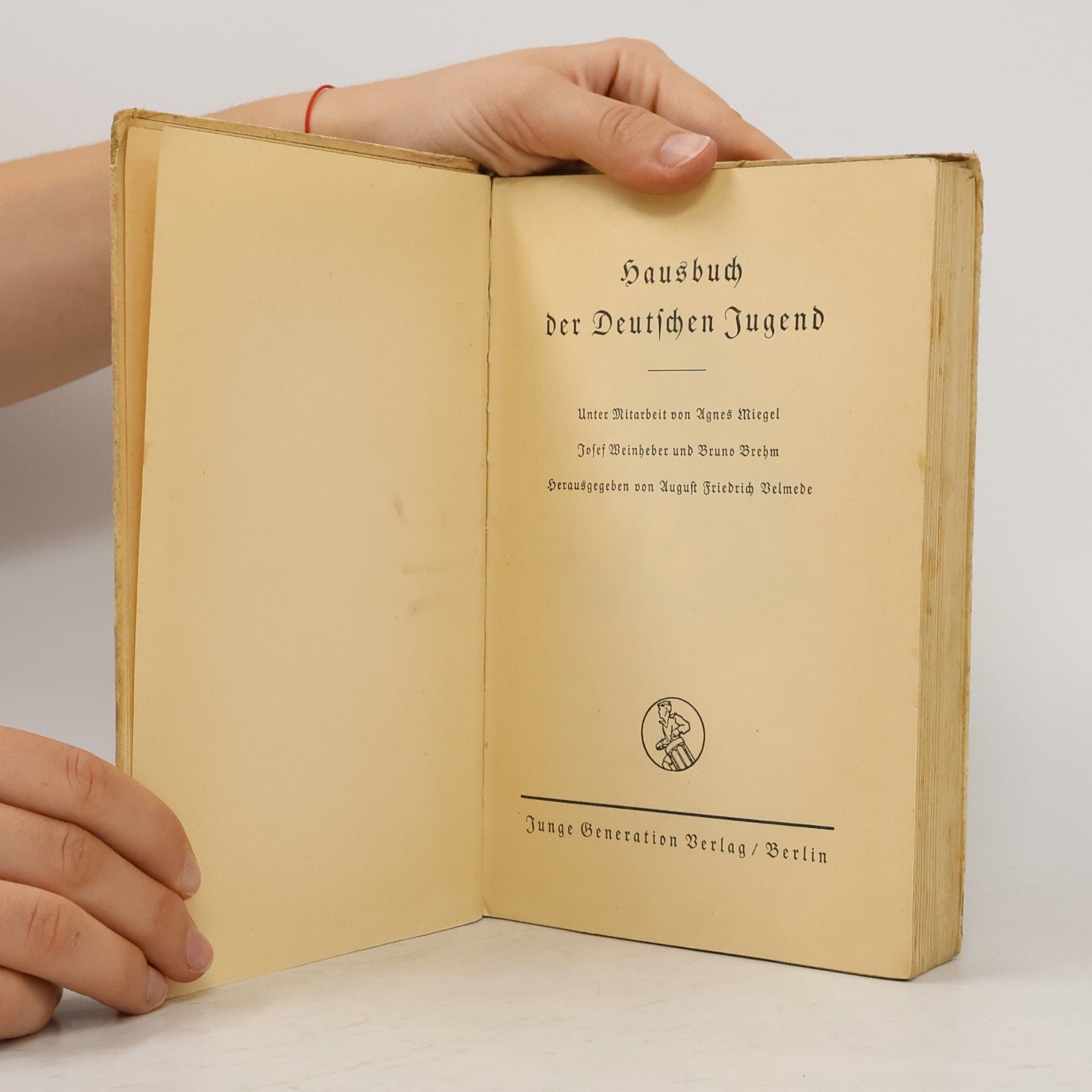 August Friedrich Velmede Hausbuch der deutschen jugend
