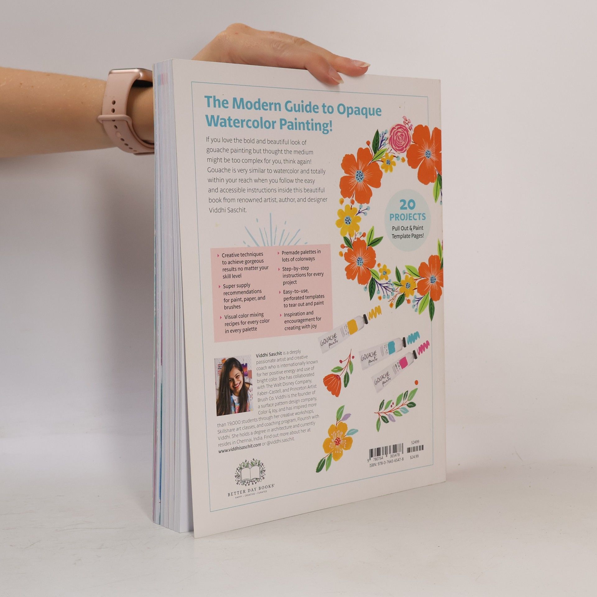 Viddhi Saschit Gorgeous Gouache: The Absolute Beginner's Guide to Opaque Watercolor Painting