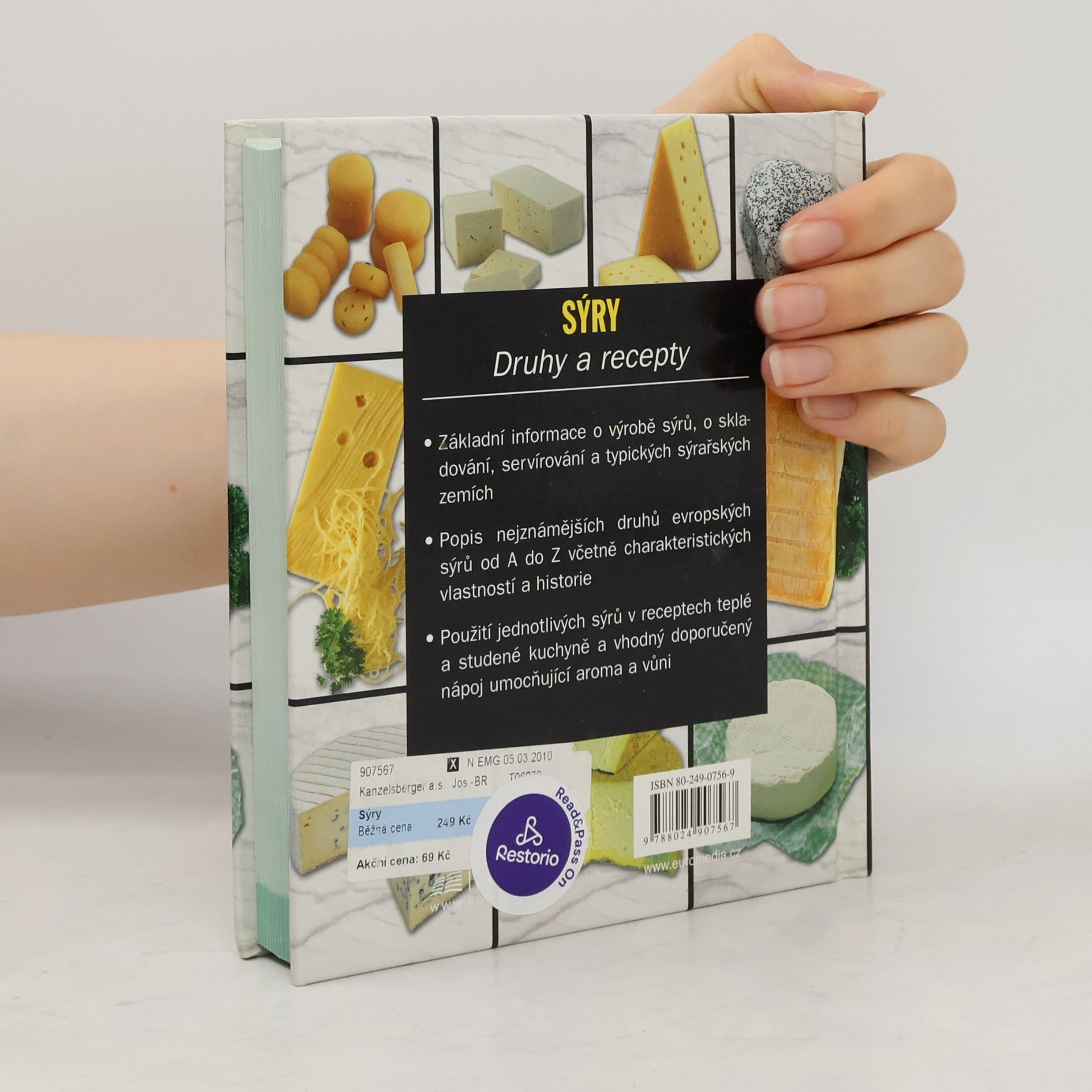 Collectif d'auteurs Sýry: Druhy a recepty