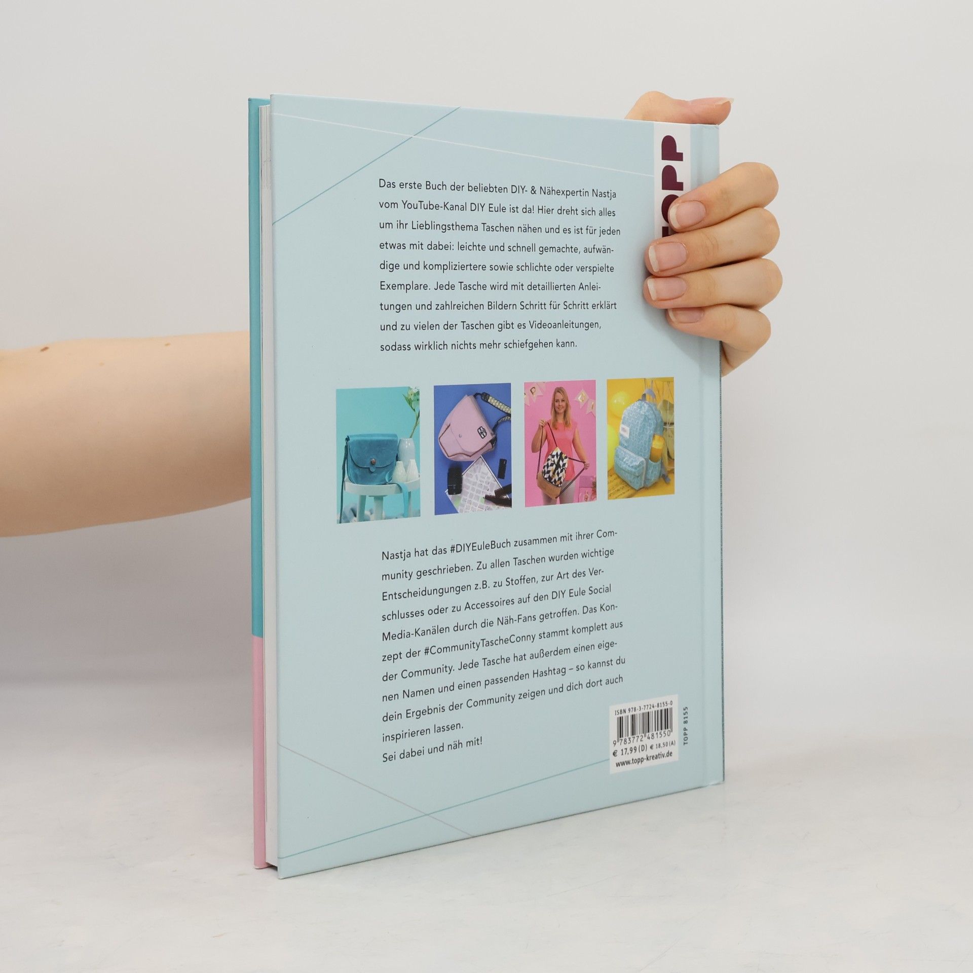 Nastasia Mohren Taschen nähen mit DIY Eule