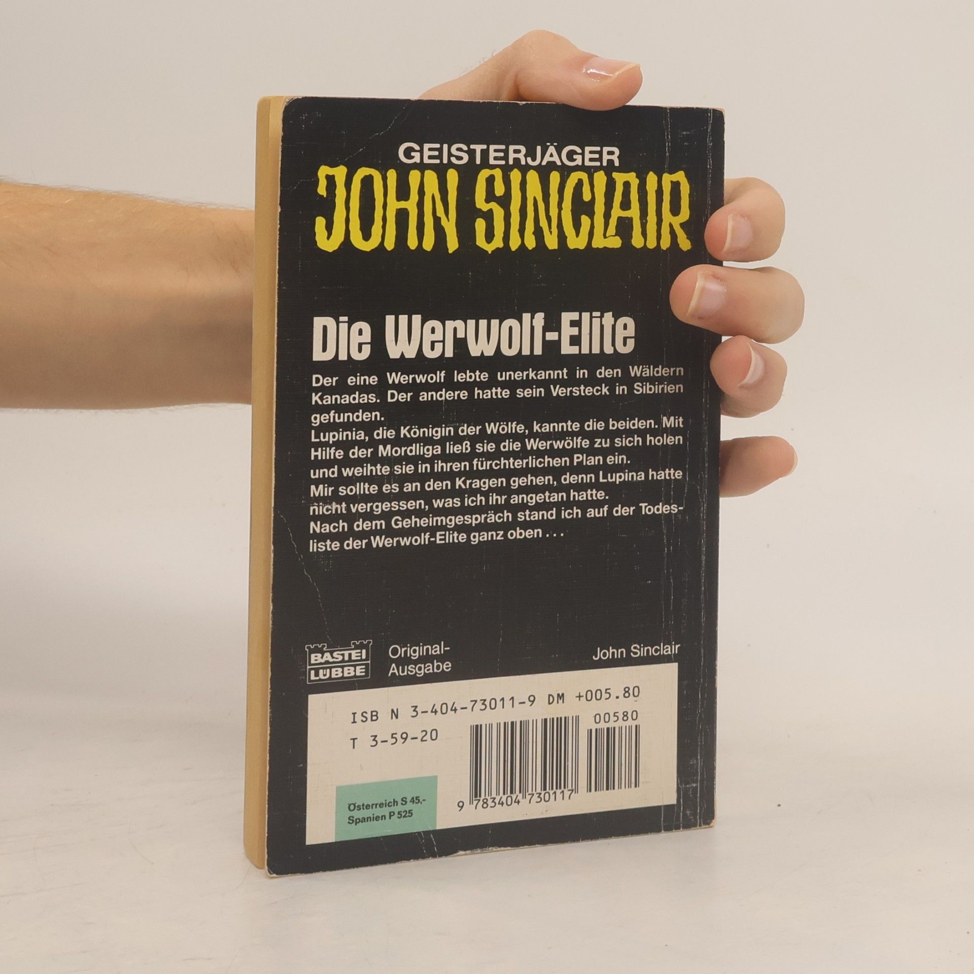 Jason Dark Geisterjäger John Sinclair, Die Werwolf-Elite. Gruselroman