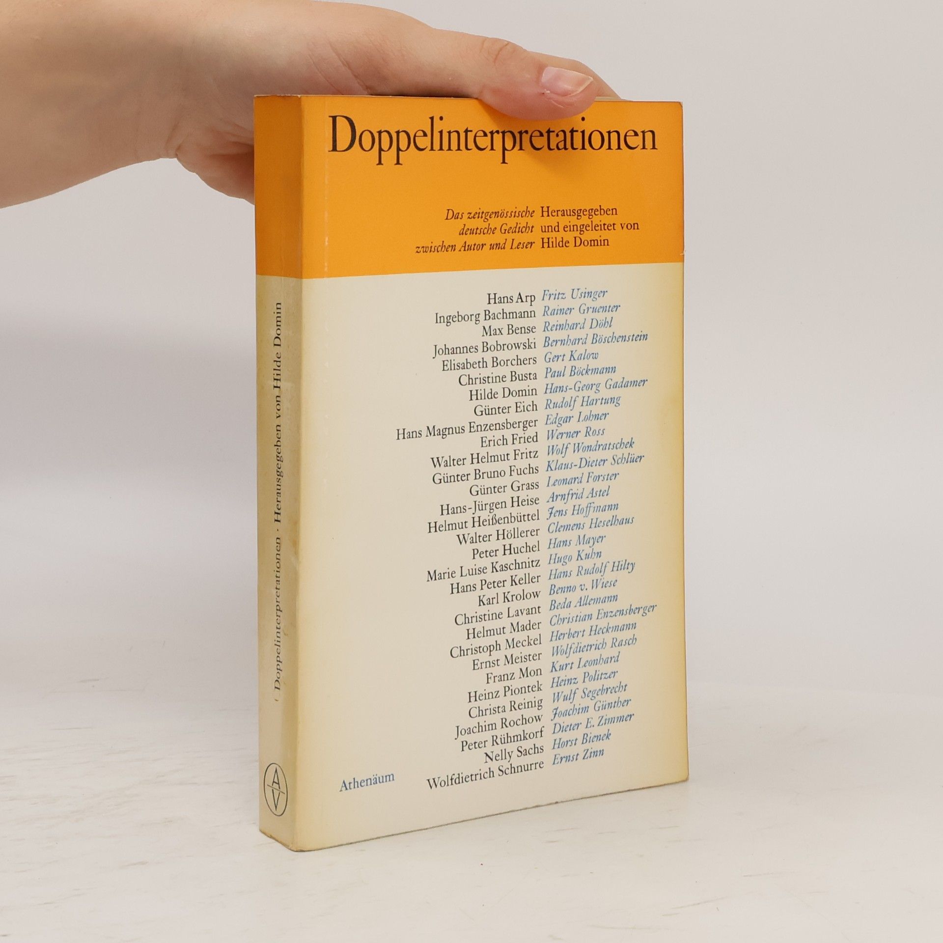 Hilde Domin Doppelinterpretationen