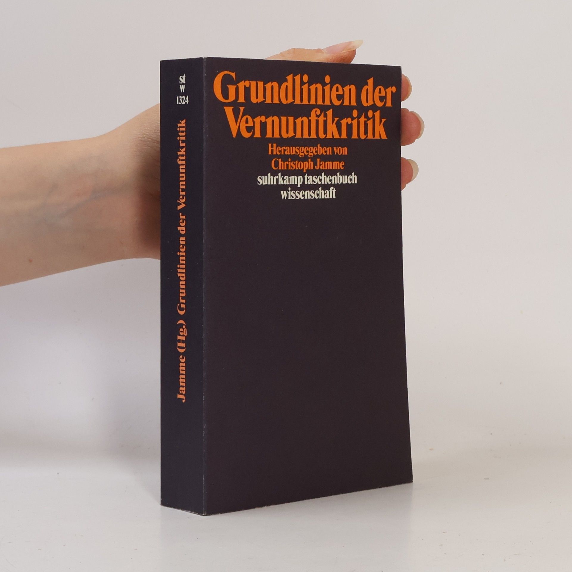 Christoph Jamme Suhrkamp Taschenbuch Wissenschaft: Grundlinien der Vernunftkritik