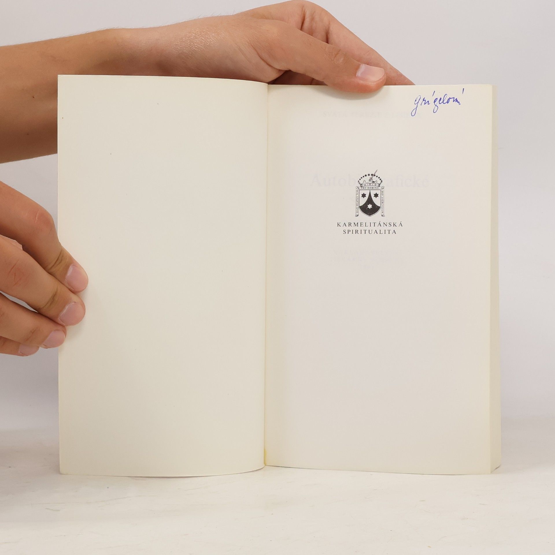 Thérèse of Lisieux Autobiografické spisy. Dějiny duše