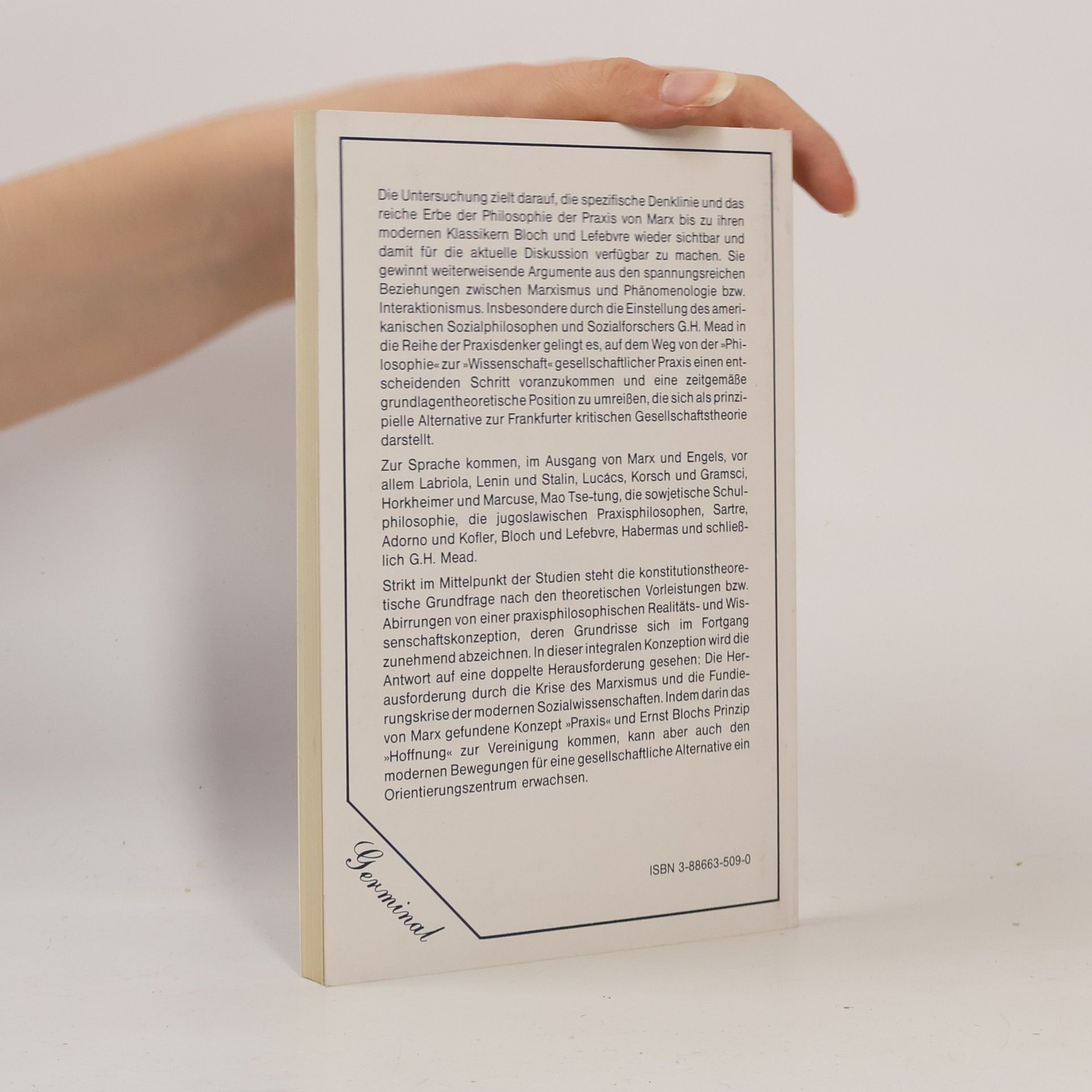 Horst Müller Schriftenreihe zu Fragen der materialistischen Dialektik: Praxis und Hoffnung