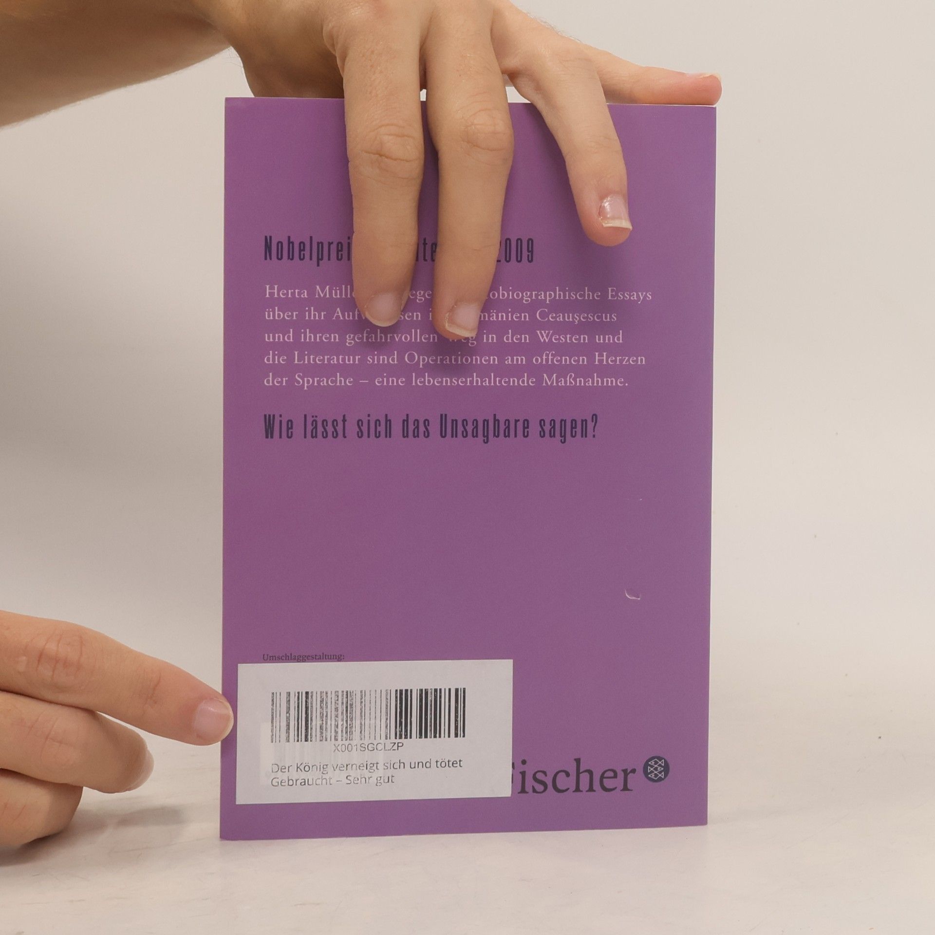 Herta Müller Der König verneigt sich und tötet