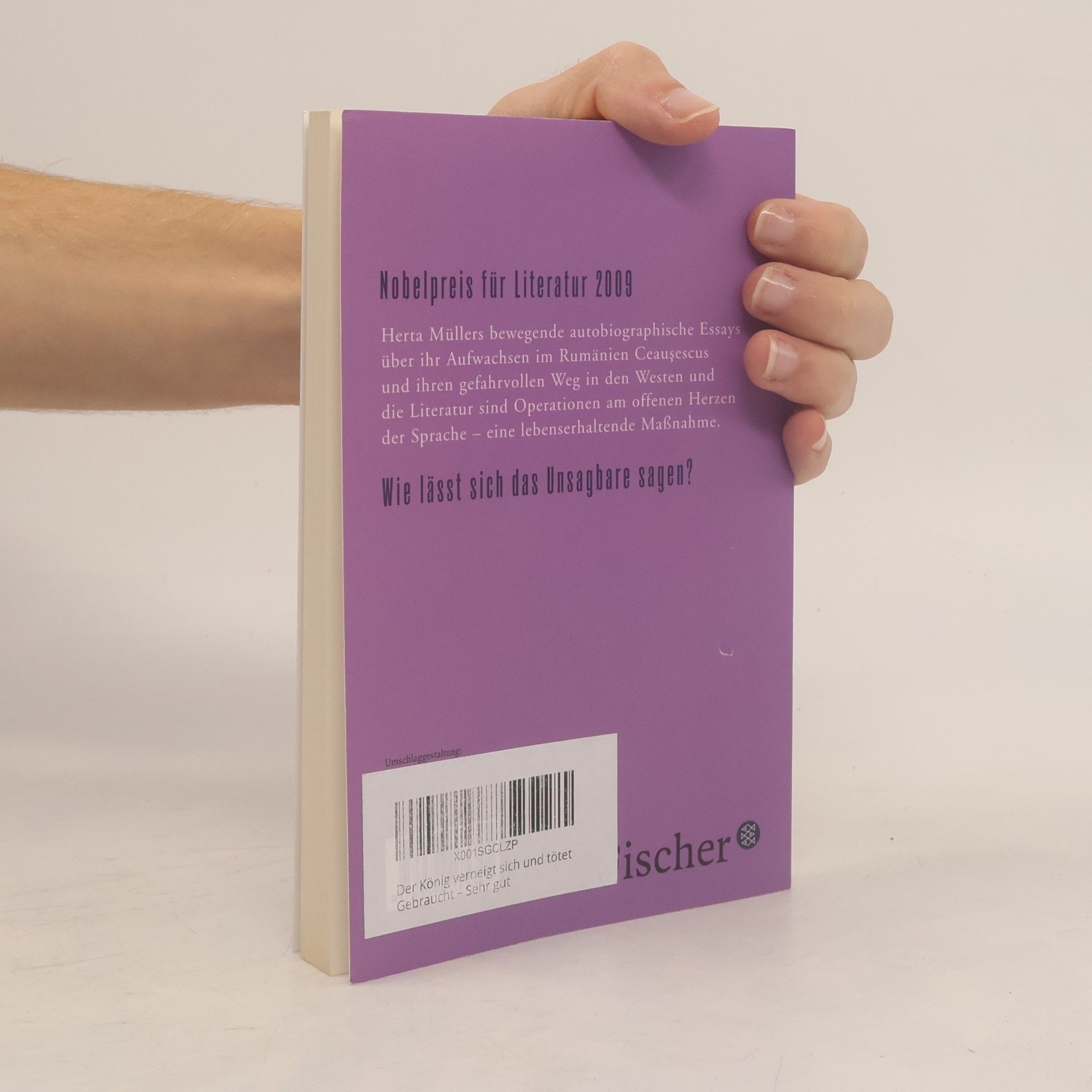 Herta Müller Der König verneigt sich und tötet