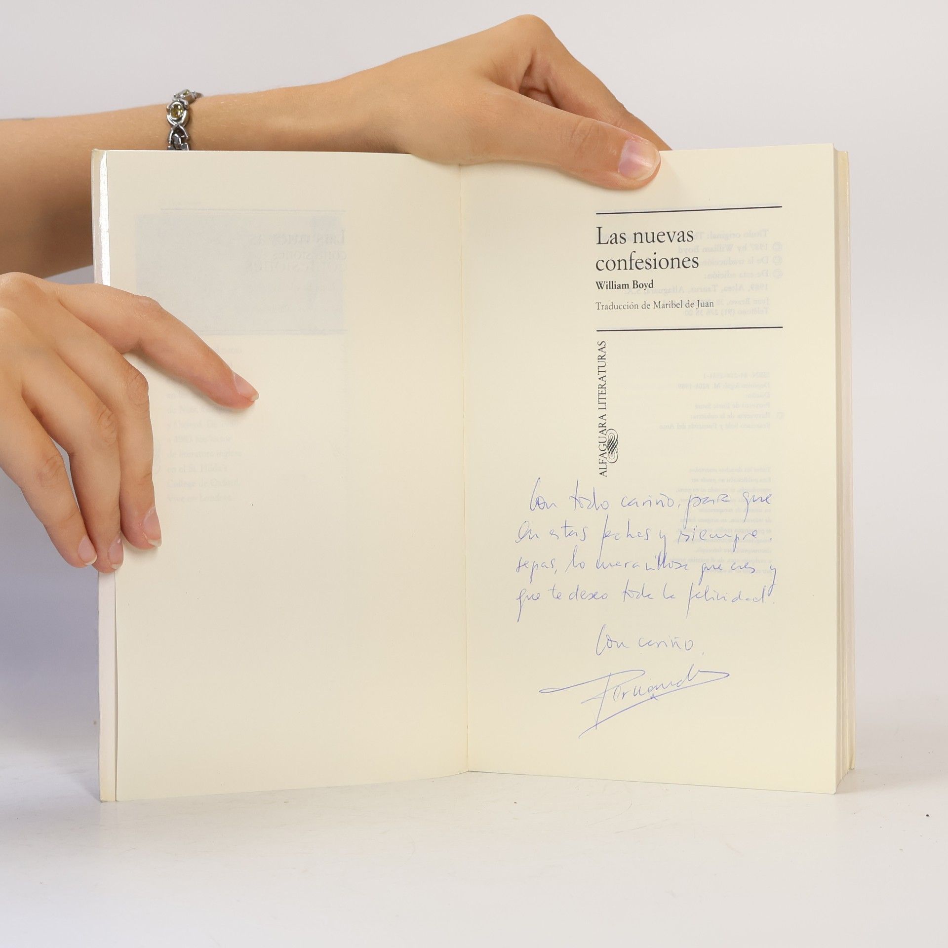 William Boyd Alfaguara Literaturas: Las nuevas confesiones