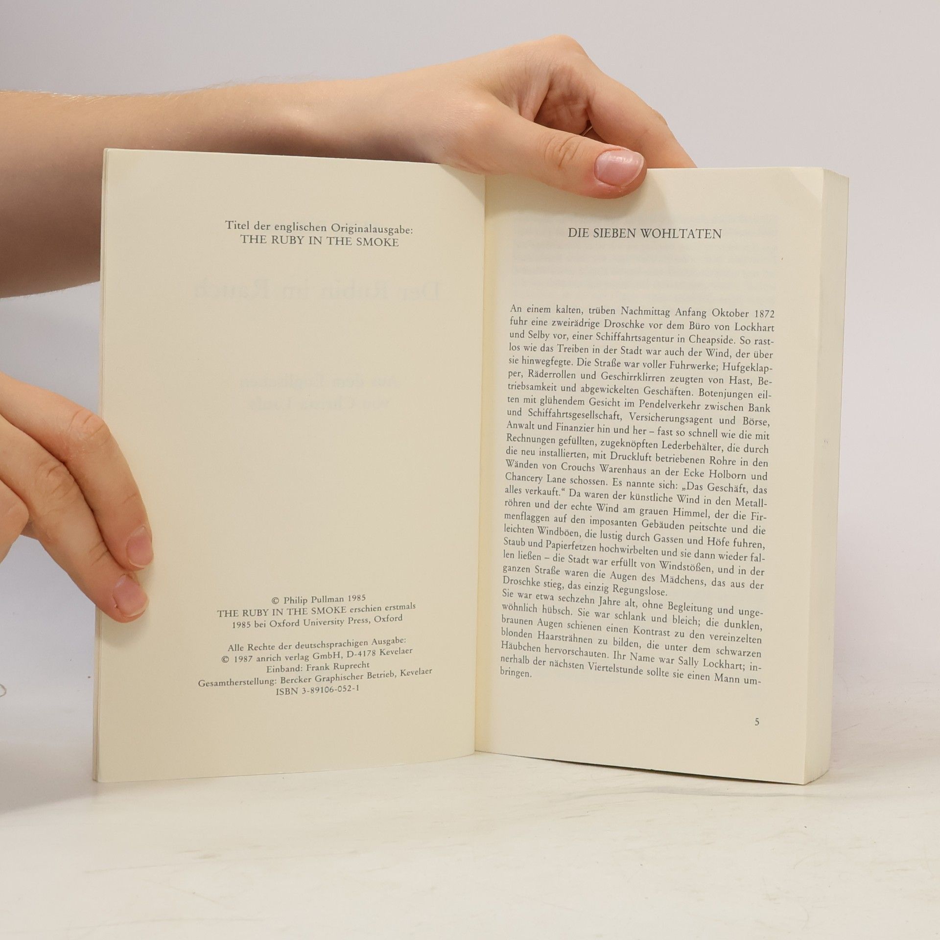 Philip Pullman Der Rubin im Rauch