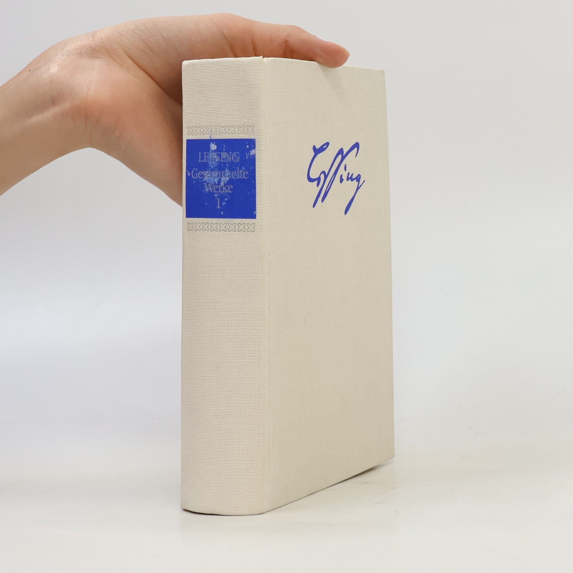 Gotthold Ephraim Lessing Gesammelte Werke 1