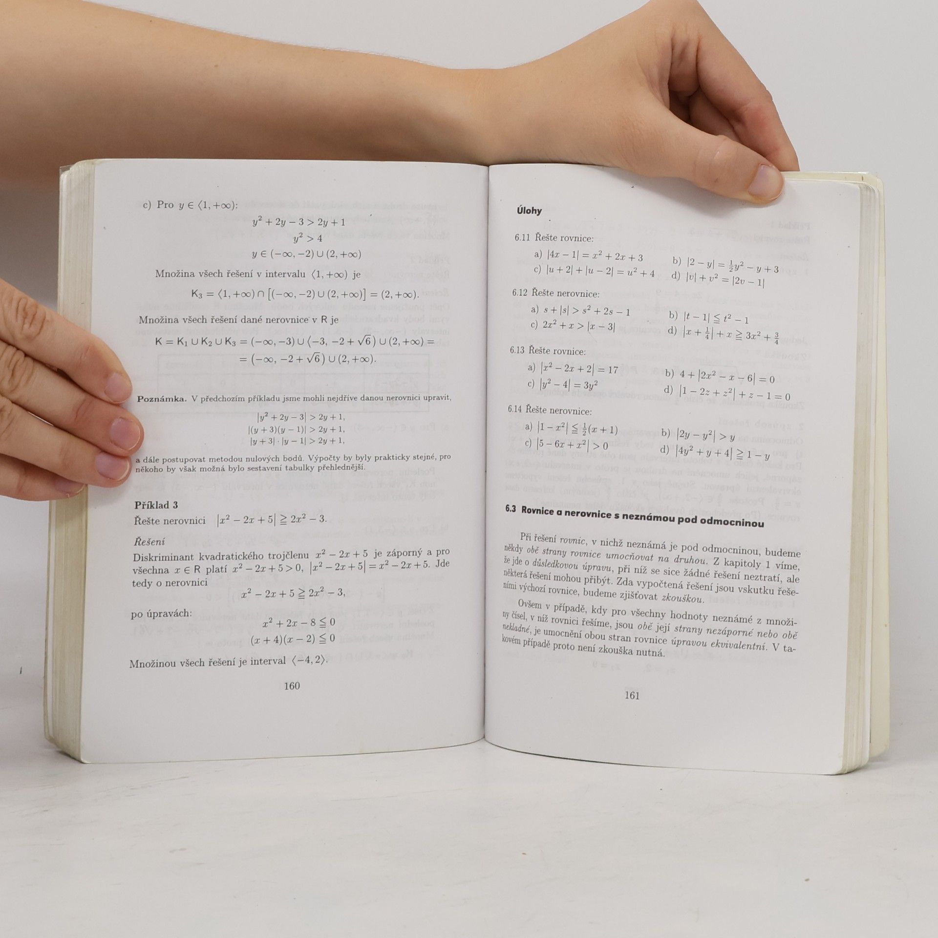 Jura Charvát Matematika pro gymnázia. Rovnice a nerovnice