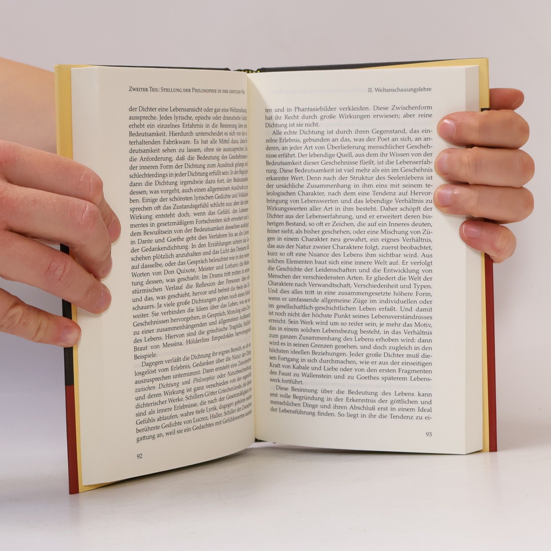 Wilhelm Dilthey Das Wesen der Philosophie