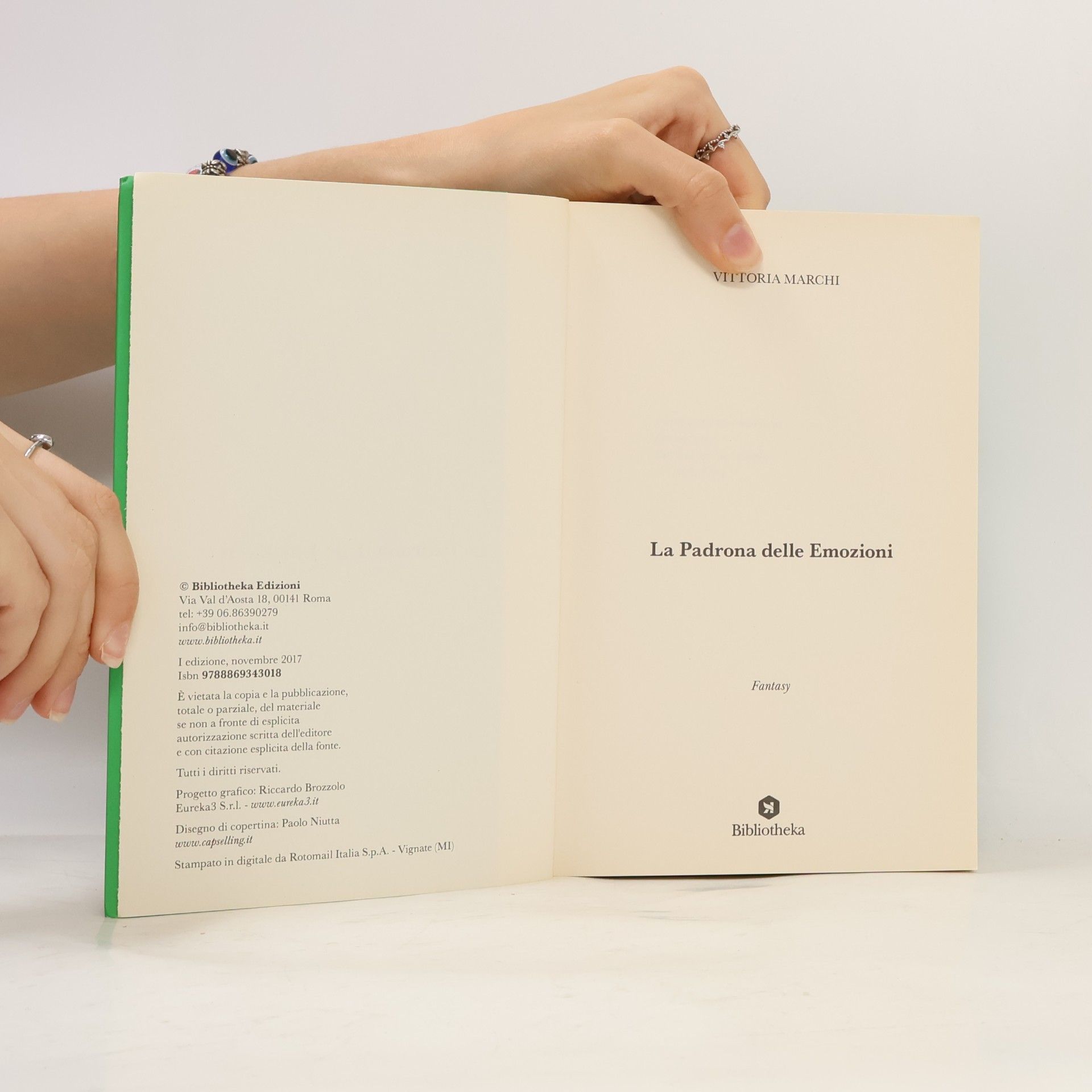 Vittoria Marchi Bibliotheka: La padrona delle emozioni