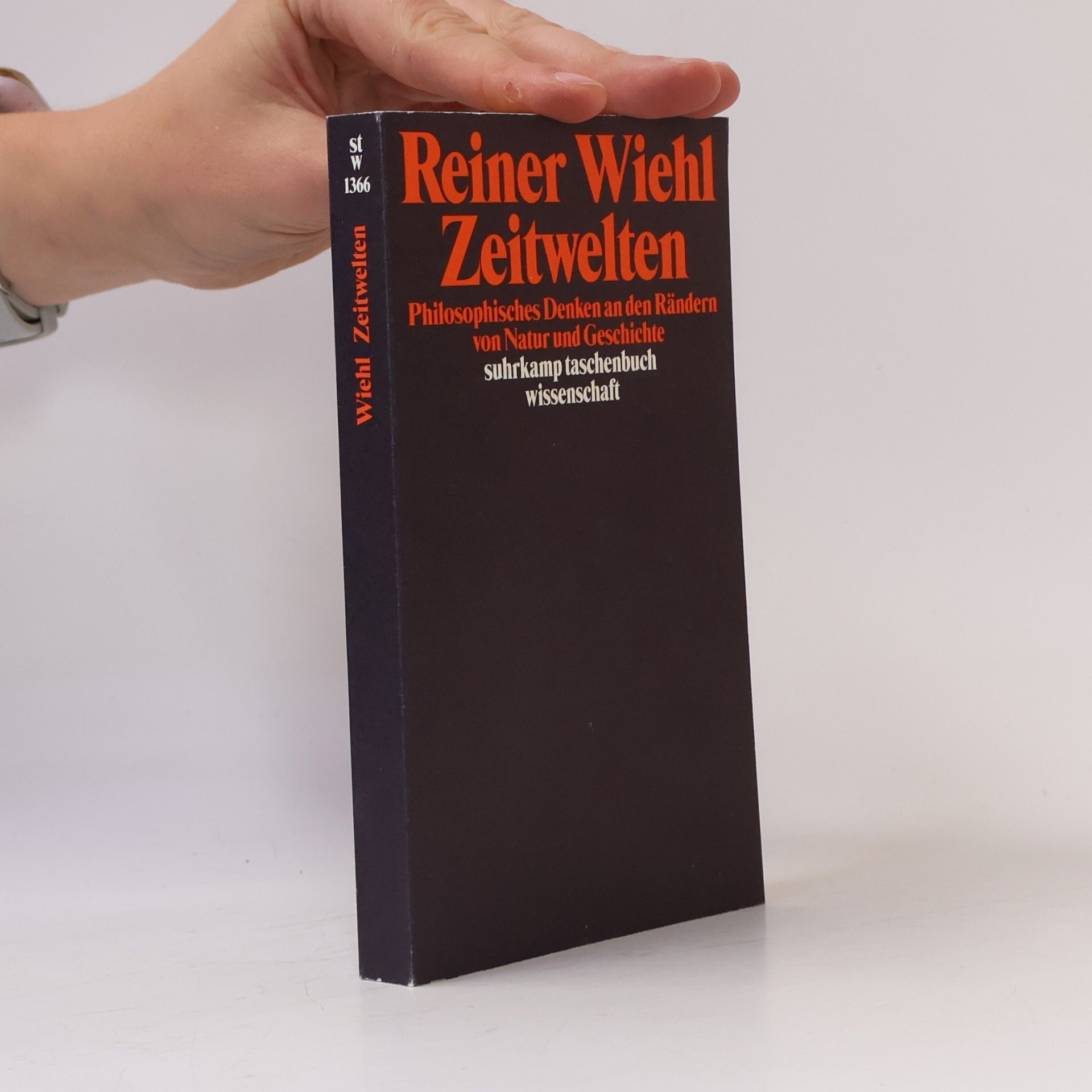 Reiner Wiehl Suhrkamp Taschenbuch Wissenschaft - 1366: Zeitwelten