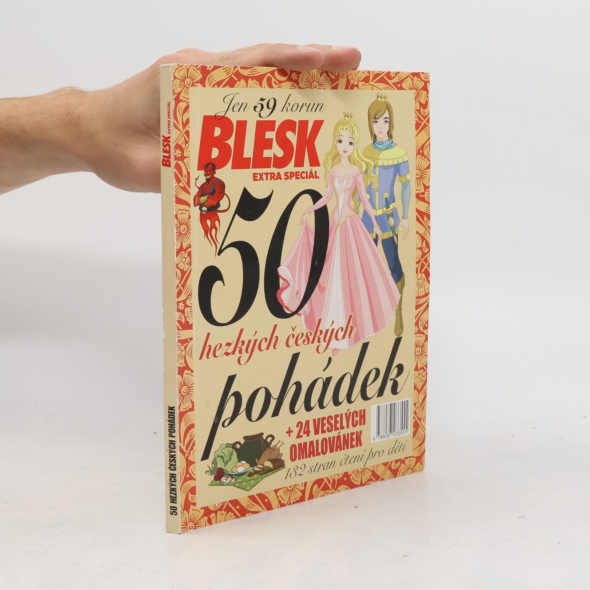 Karin Stružková 50 hezkých českých pohádek + 24 veselých omalovánek