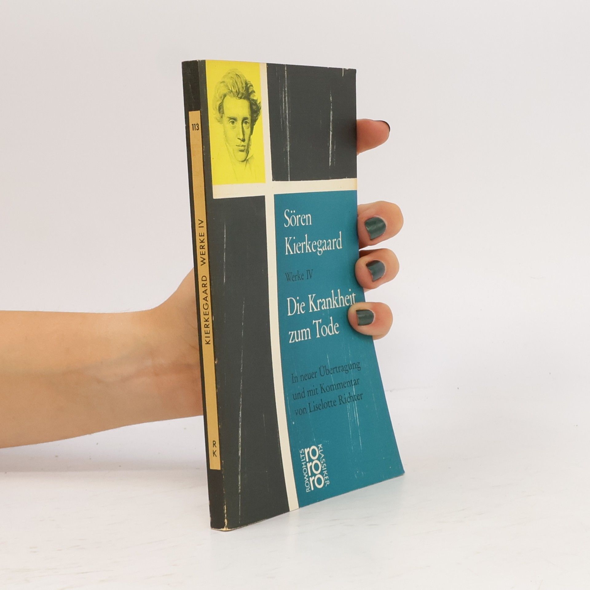 Soren Kierkegaard Werke IV. Die Krankheit zum Tode