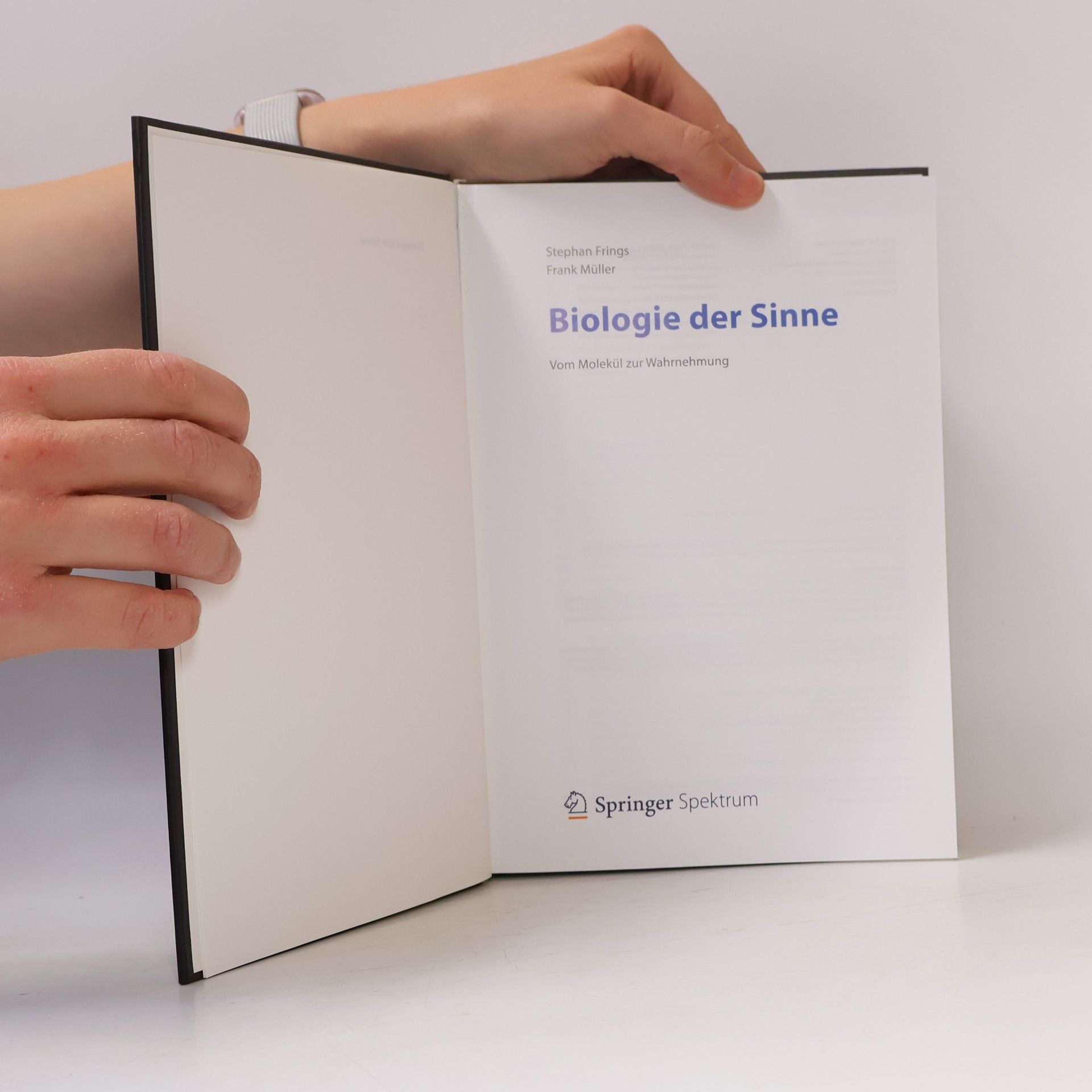 Stephan Frings Biologie der Sinne