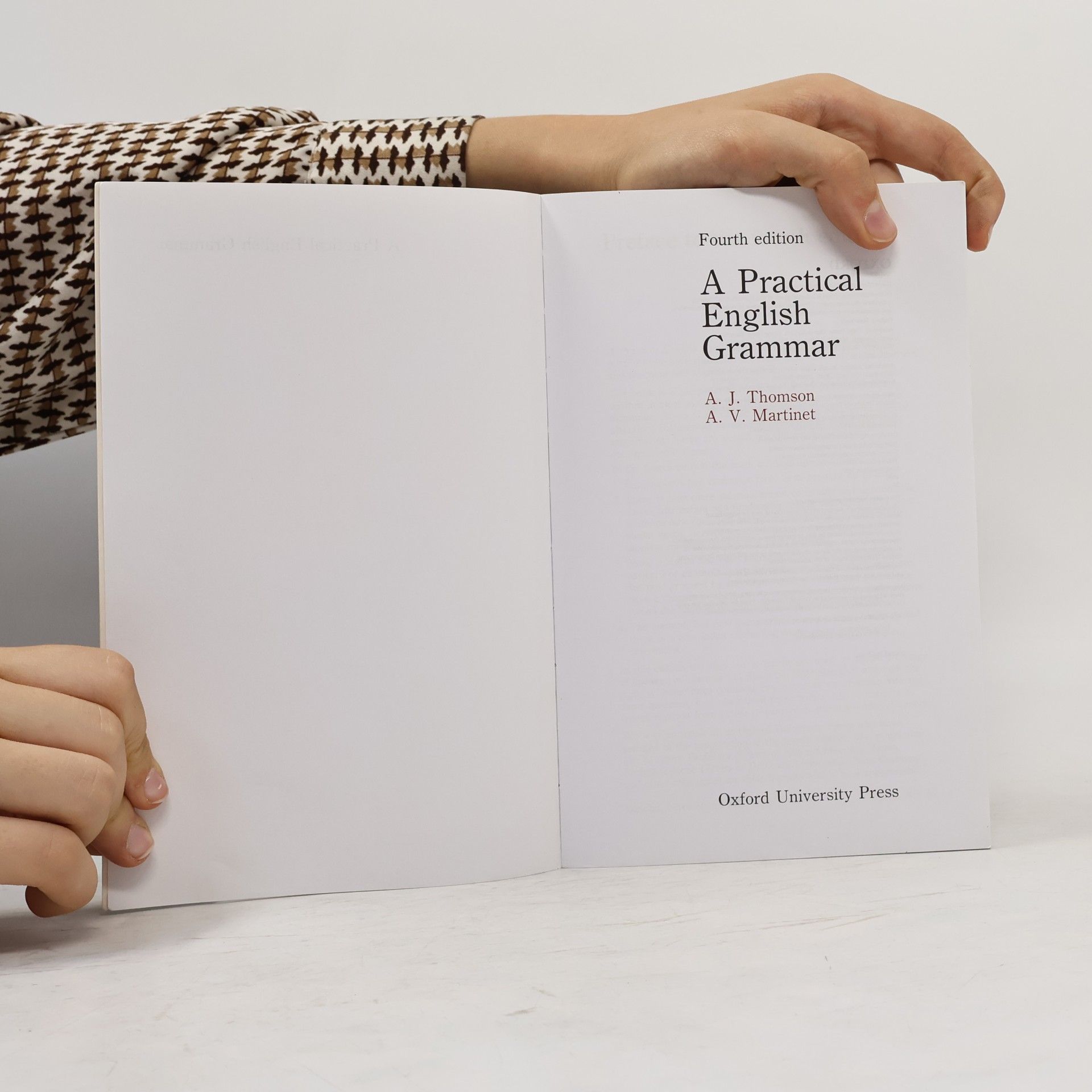 A. J. Thomson A Practical English Grammar (4. Edition)