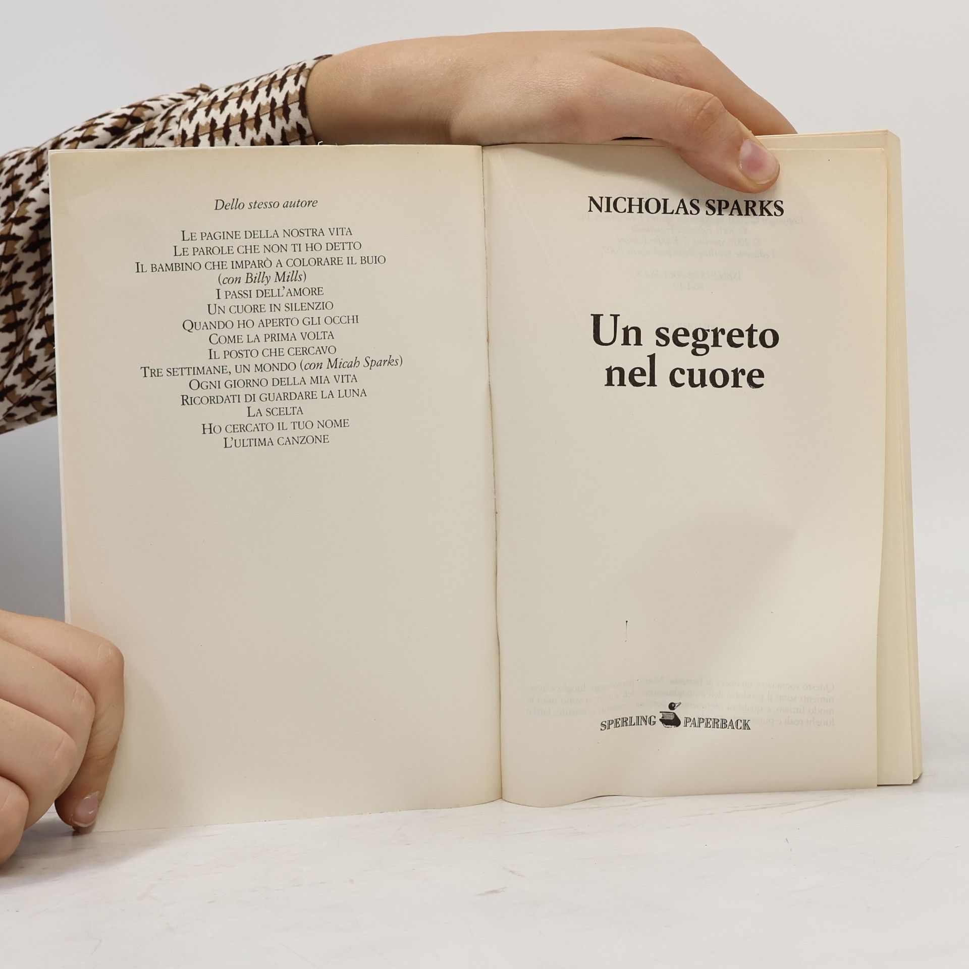 Nicholas Sparks Un segreto nel cuore