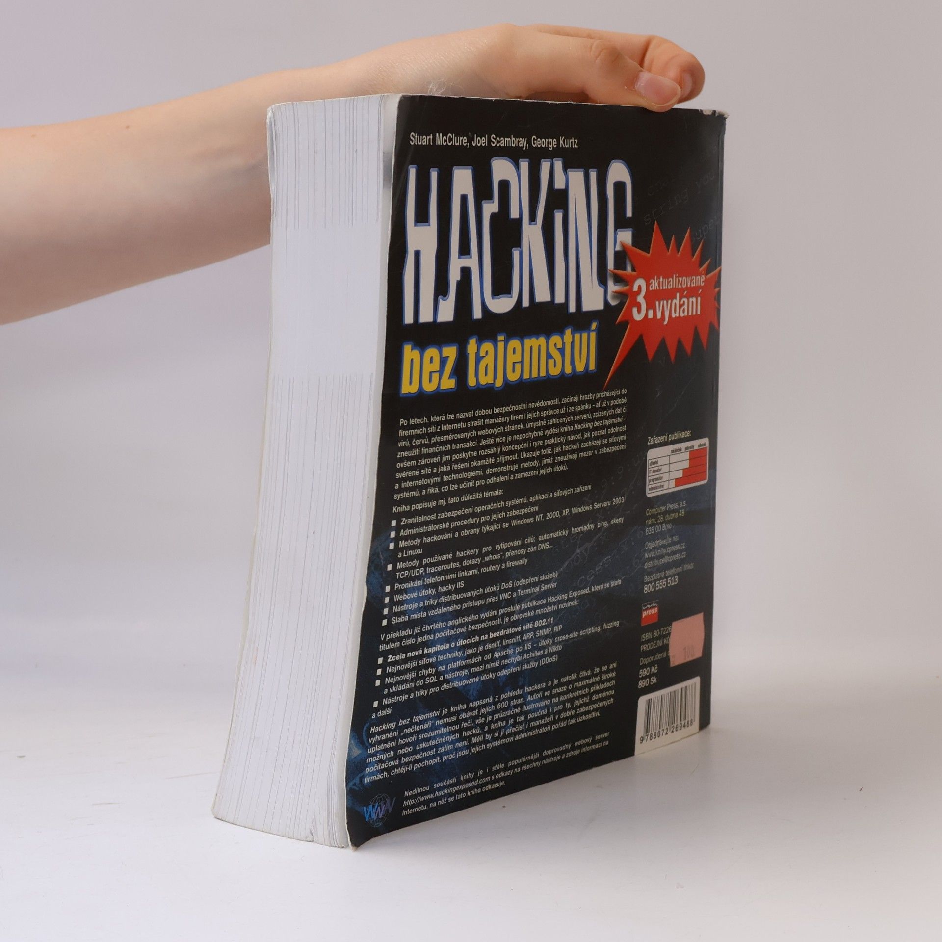 Stuart McClure Hacking bez tajemství