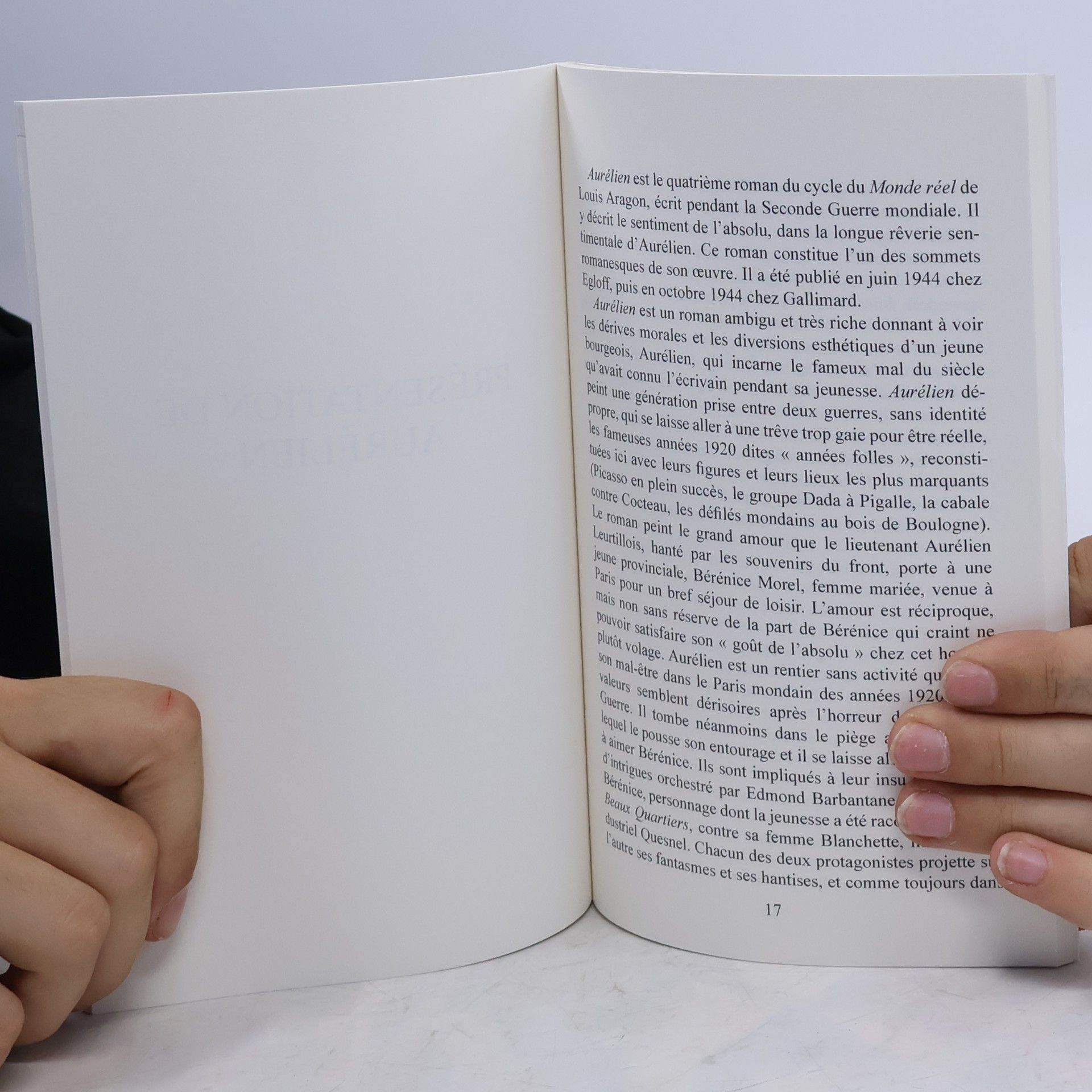 Louis Aragon Fiche de lecture Aurélien de Louis Aragon (Analyse littéraire de référence et résumé complet)